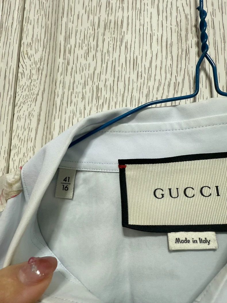 Gucci Gucci Size 41 Short-sleeved shirt 2503-Nextarrow Size US XS / EU 42 / 0 - 7 Thumbnail