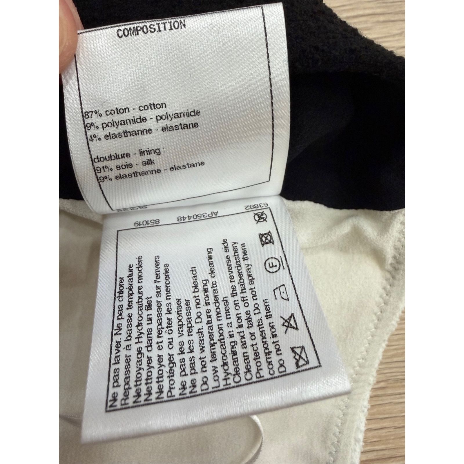 Chanel Chanel 22S Black White Gold Chain CC Logo Top Bra 38 Size XS / US 0-2 / IT 36-38 - 13 Thumbnail