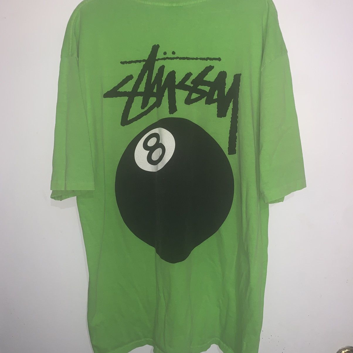 Stussy Stussy 8 Ball Pigment Dyed Tee Green Size XL Size US XL / EU 56 / 4 - 4 Thumbnail