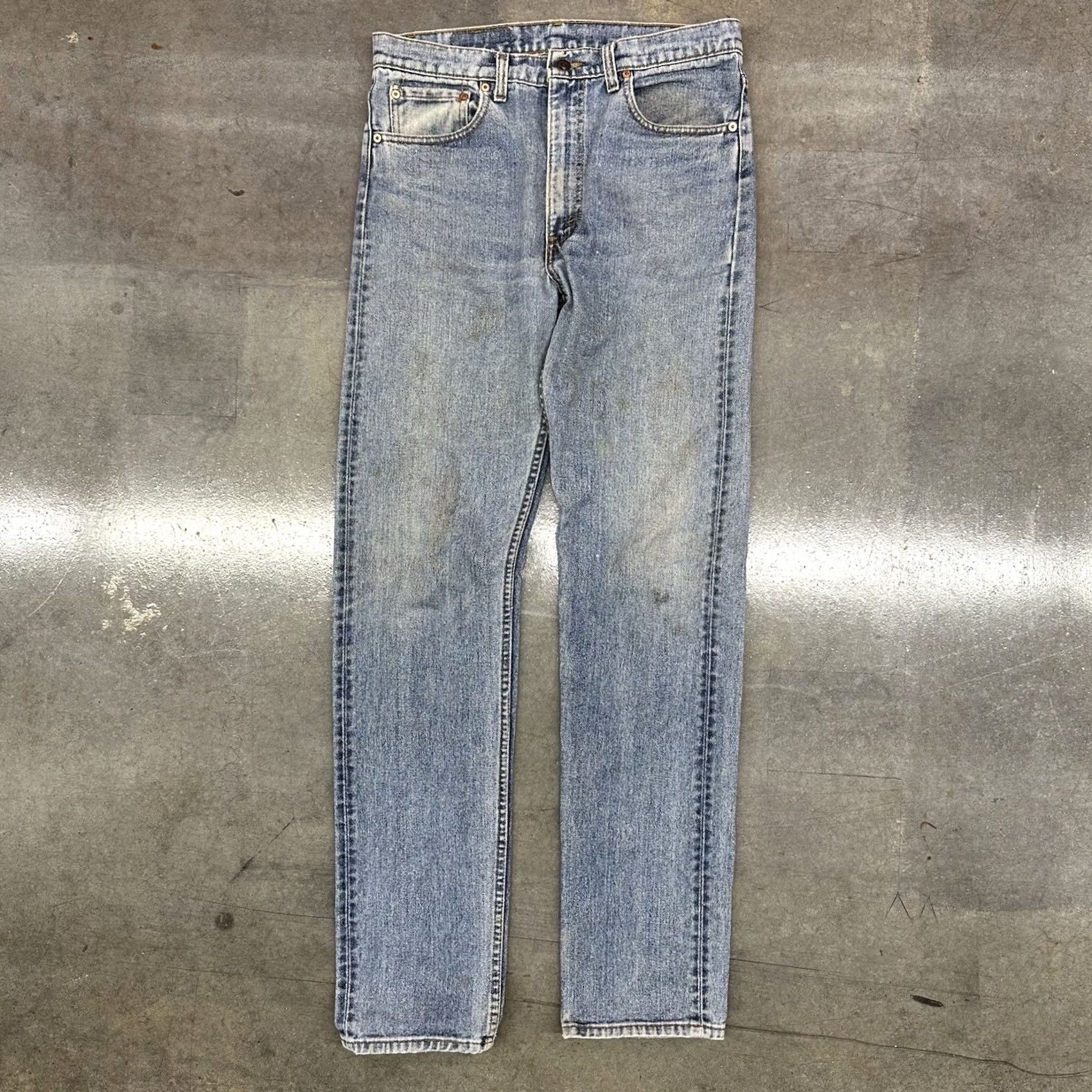 Levi's VINTAGE Levi’s 505 XX Jeans Straight 34 X 36 Men Denim Blue 90s USA Size US 34 / EU 50 - 2 Thumbnail
