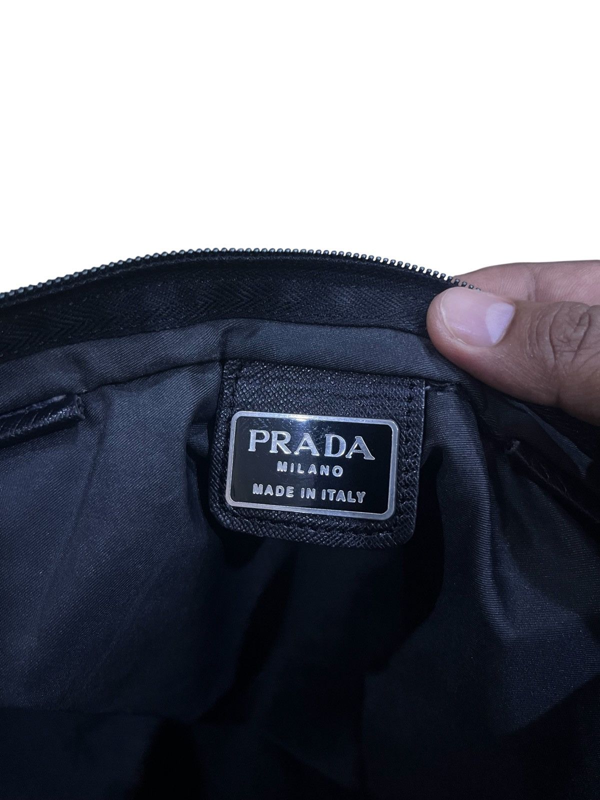 Prada Prada nylon zip tote bag black Size ONE SIZE - 14 Thumbnail