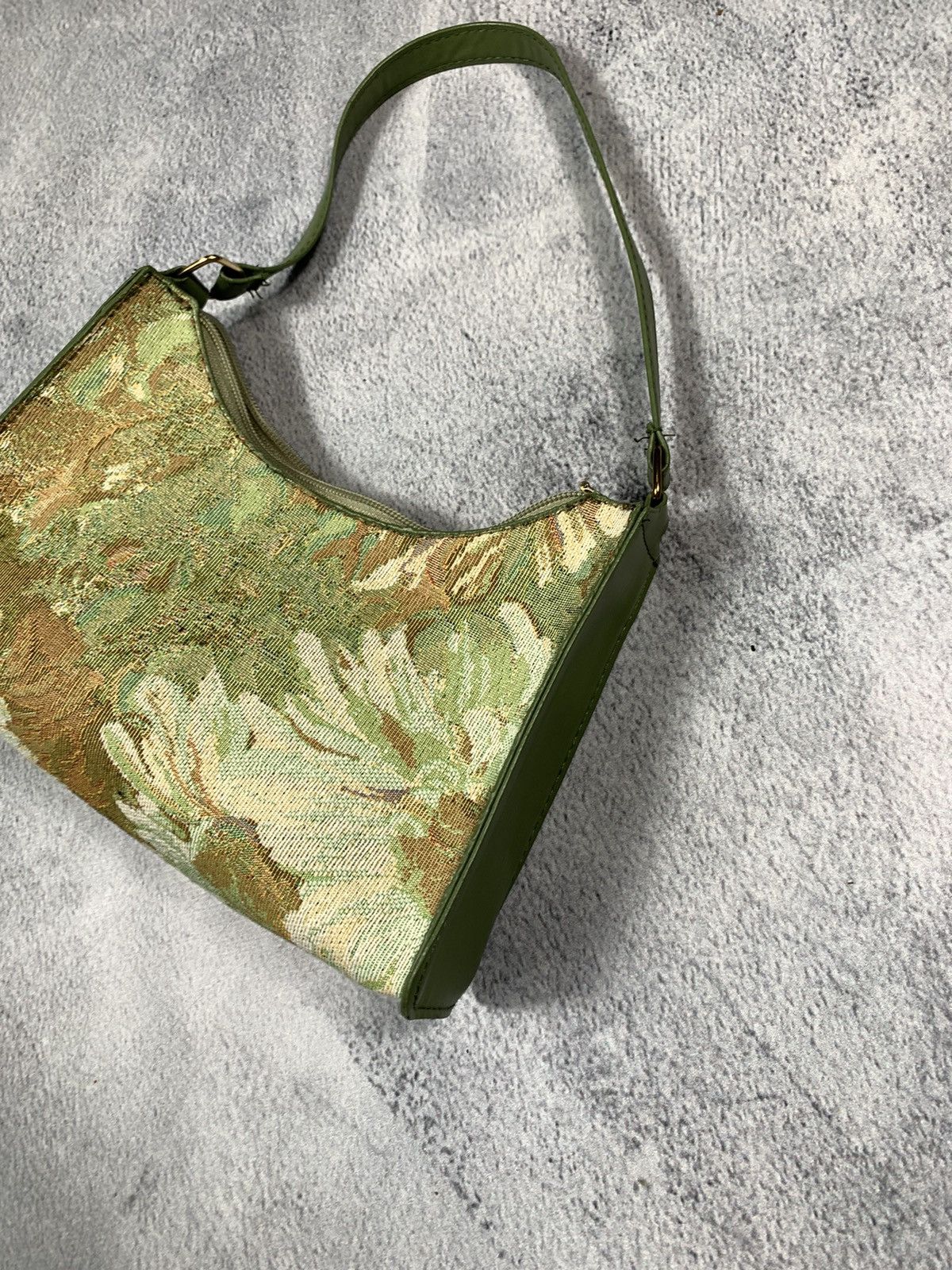 Vintage Vintage 90s Japanese flora mini bag streetwear Size ONE SIZE - 4 Thumbnail