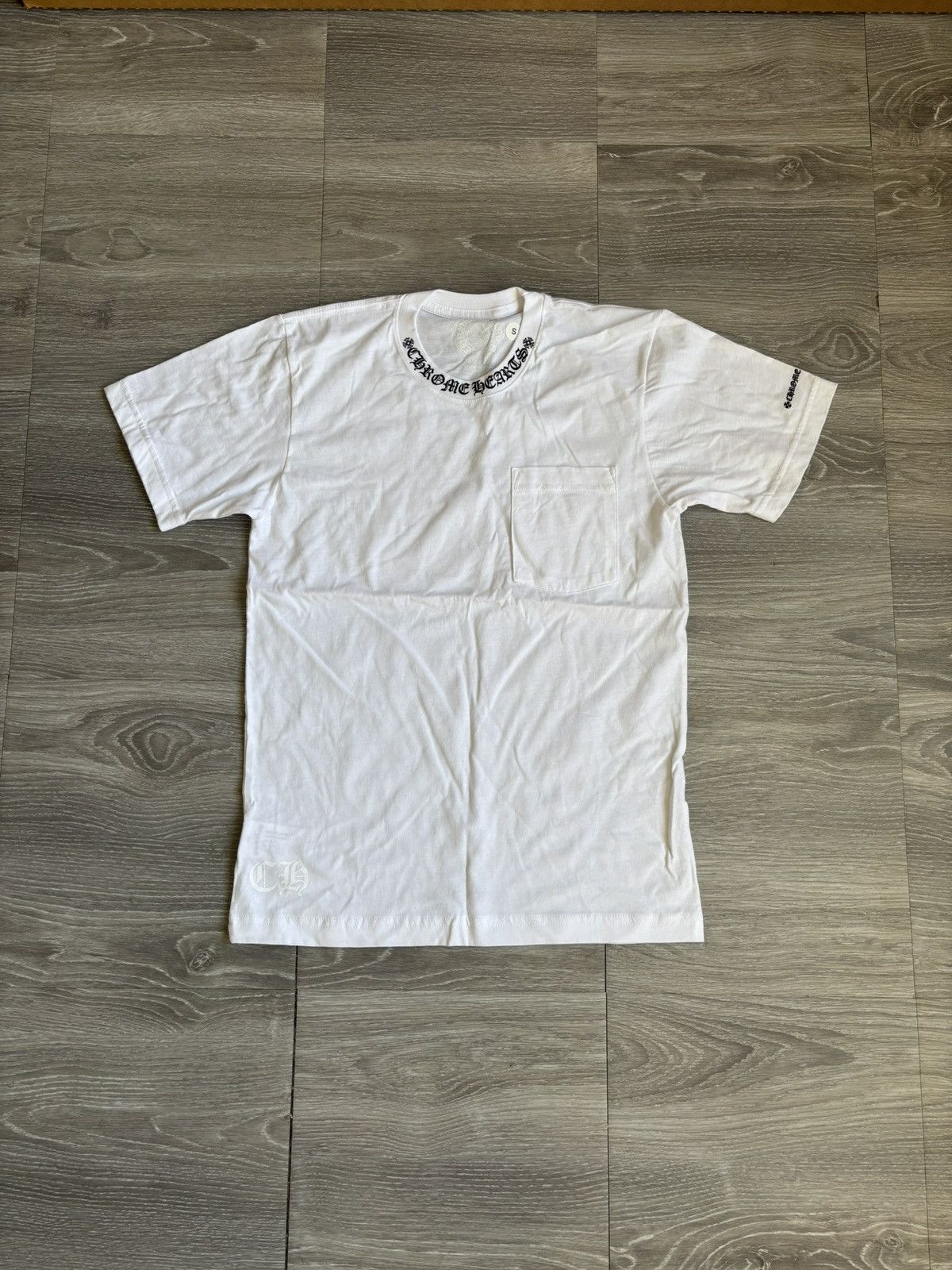 Chrome Hearts Chrome Hearts Neck Logo Tee Size US S / EU 44-46 / 1 - 1 Thumbnail