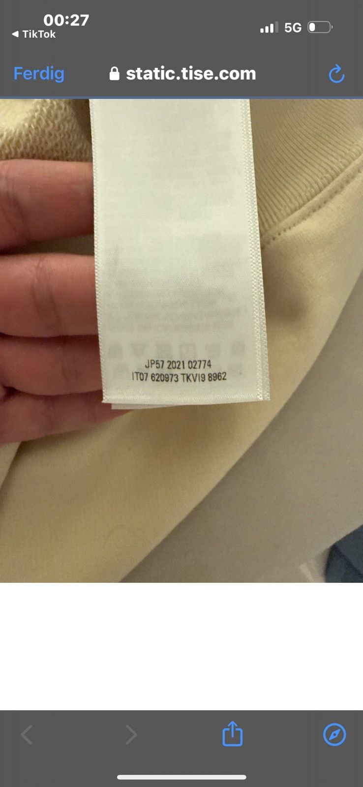 Balenciaga Cream logo hoodie Size US M / EU 48-50 / 2 - 6 Thumbnail