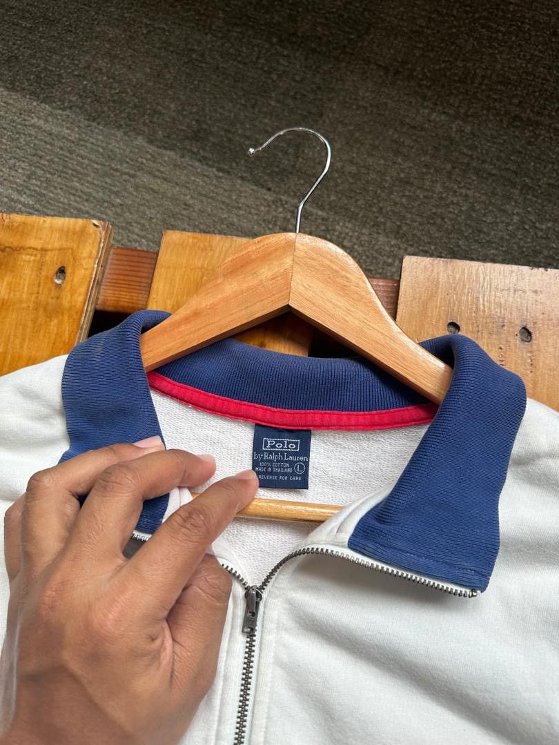 Designer × Polo Ralph Lauren × Vintage VINTAGE POLO RALPH LAUREN HALFZIPPER Size US L / EU 52-54 / 3 - 5 Thumbnail