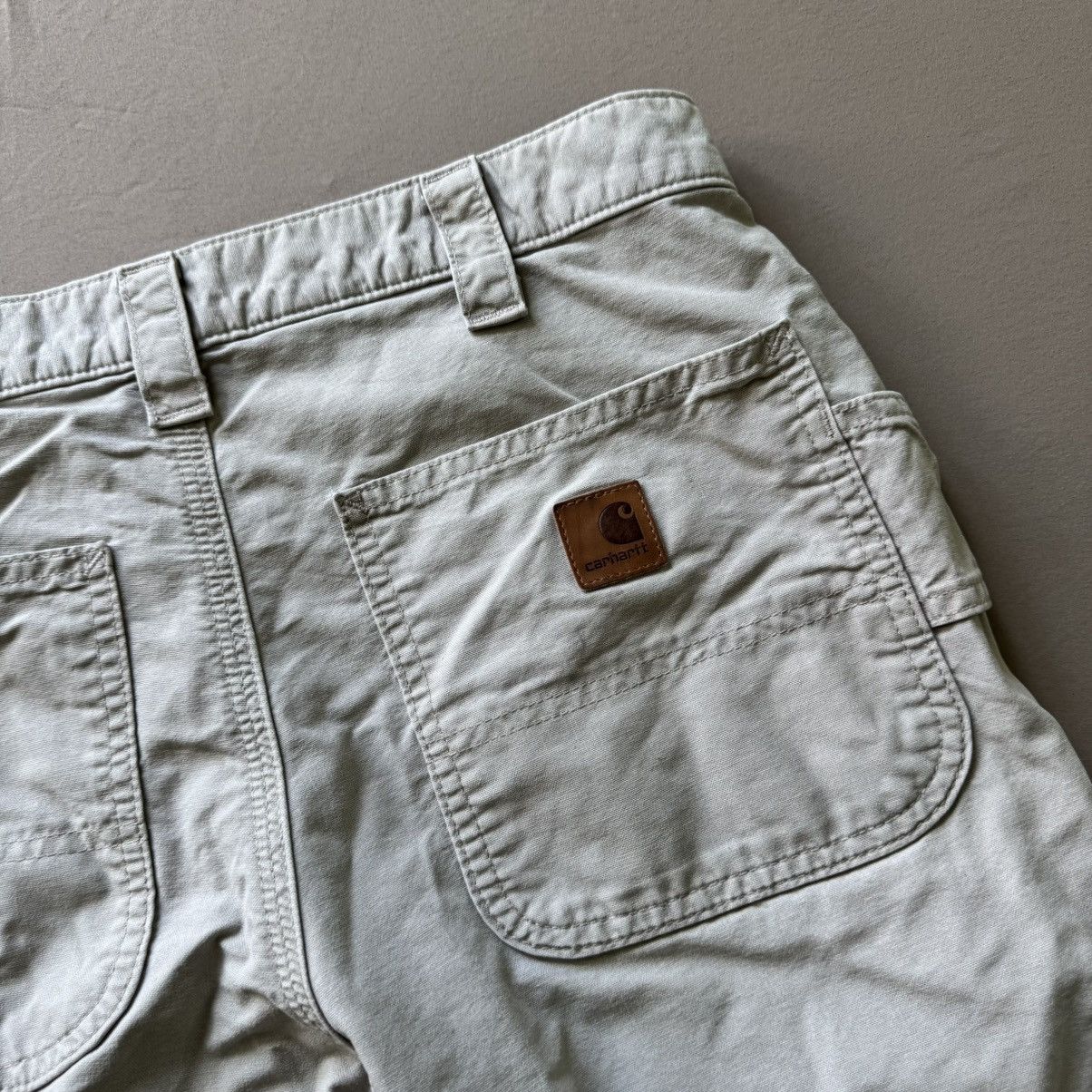 Carhartt Vintage Carhartt CANVAS UTILITY WORK SHORTS Size US 32 / EU 48 - 4 Thumbnail