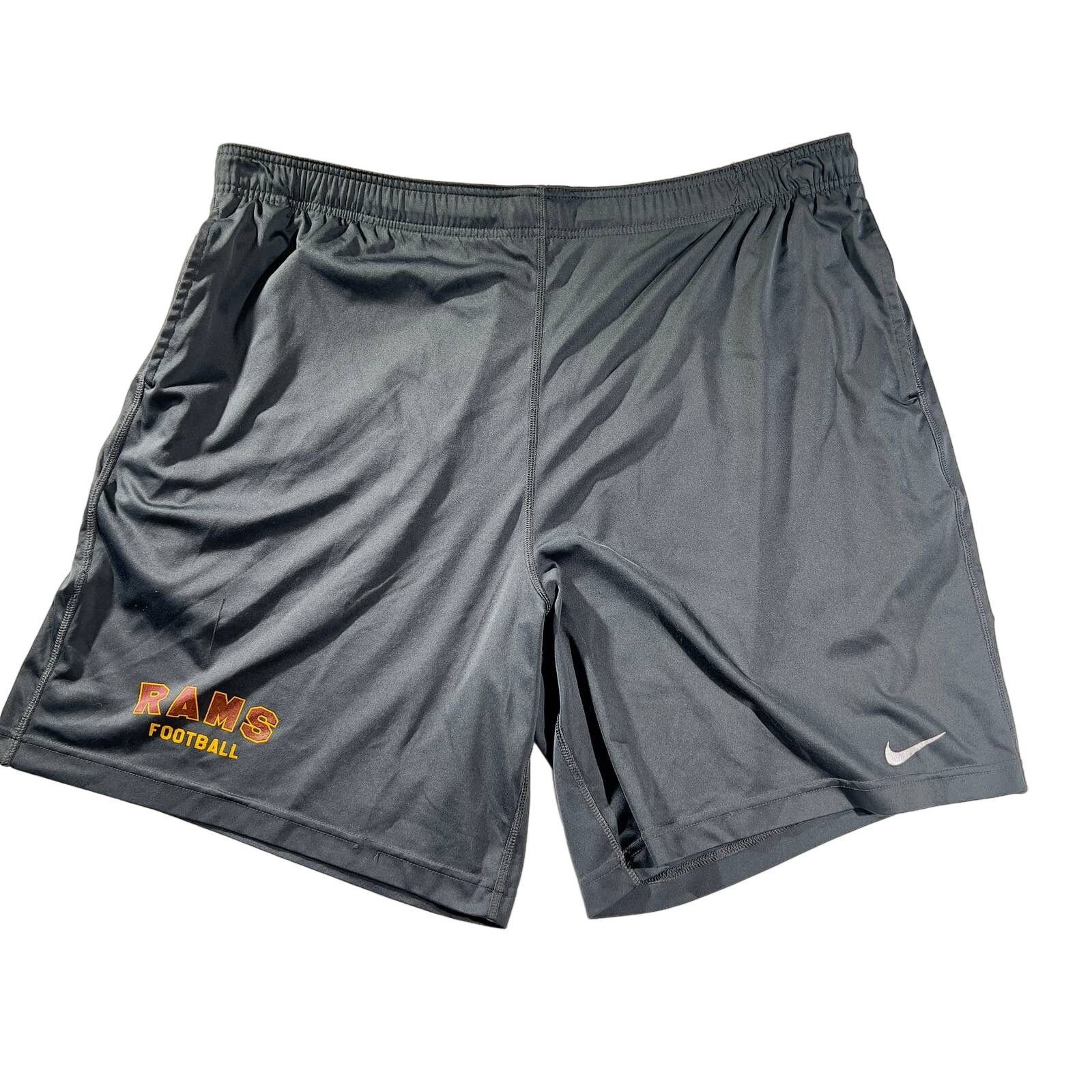 Nike Nike Dri-Fit Rams Football Shorts Men's W42" (Unstretched) Size US 42 / EU 58 - 1 Thumbnail