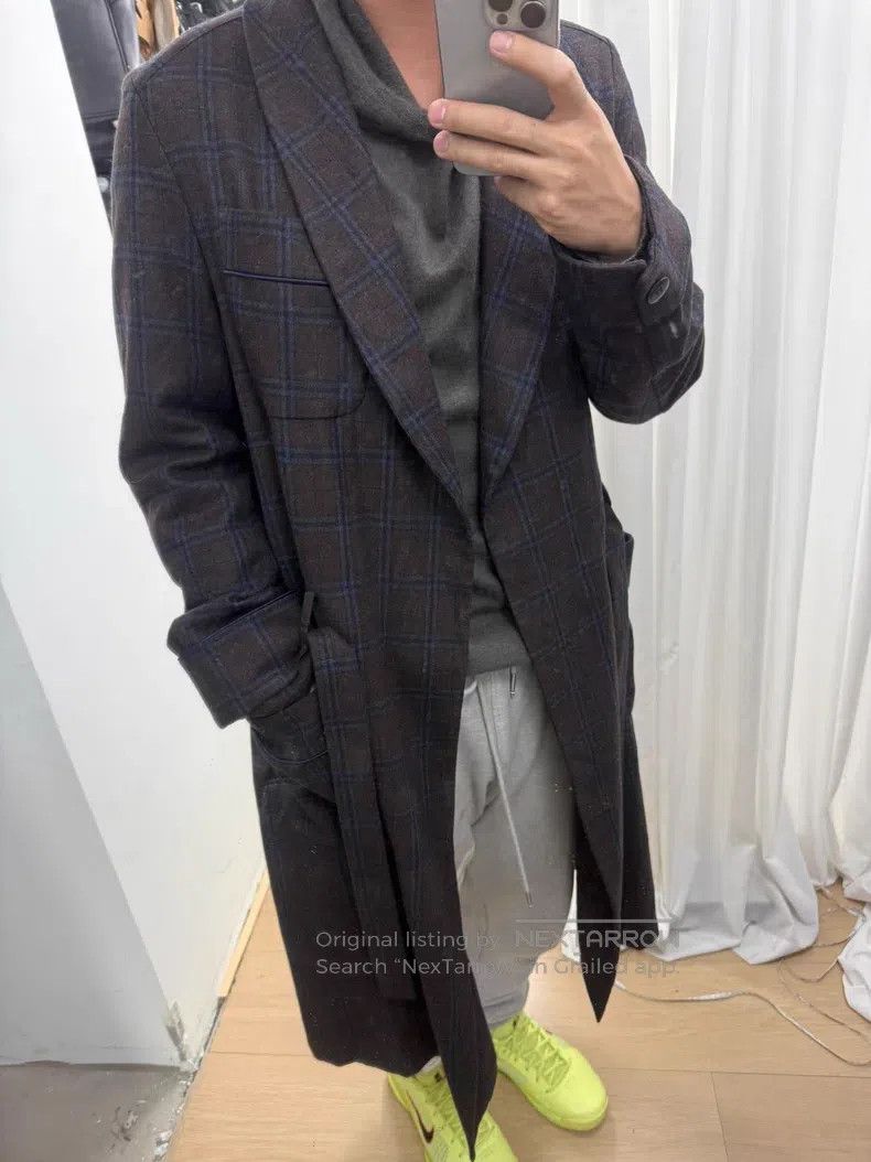 Undercover Undercover Wool plaid bathrobe coat Size US M / EU 48-50 / 2 - 8 Thumbnail