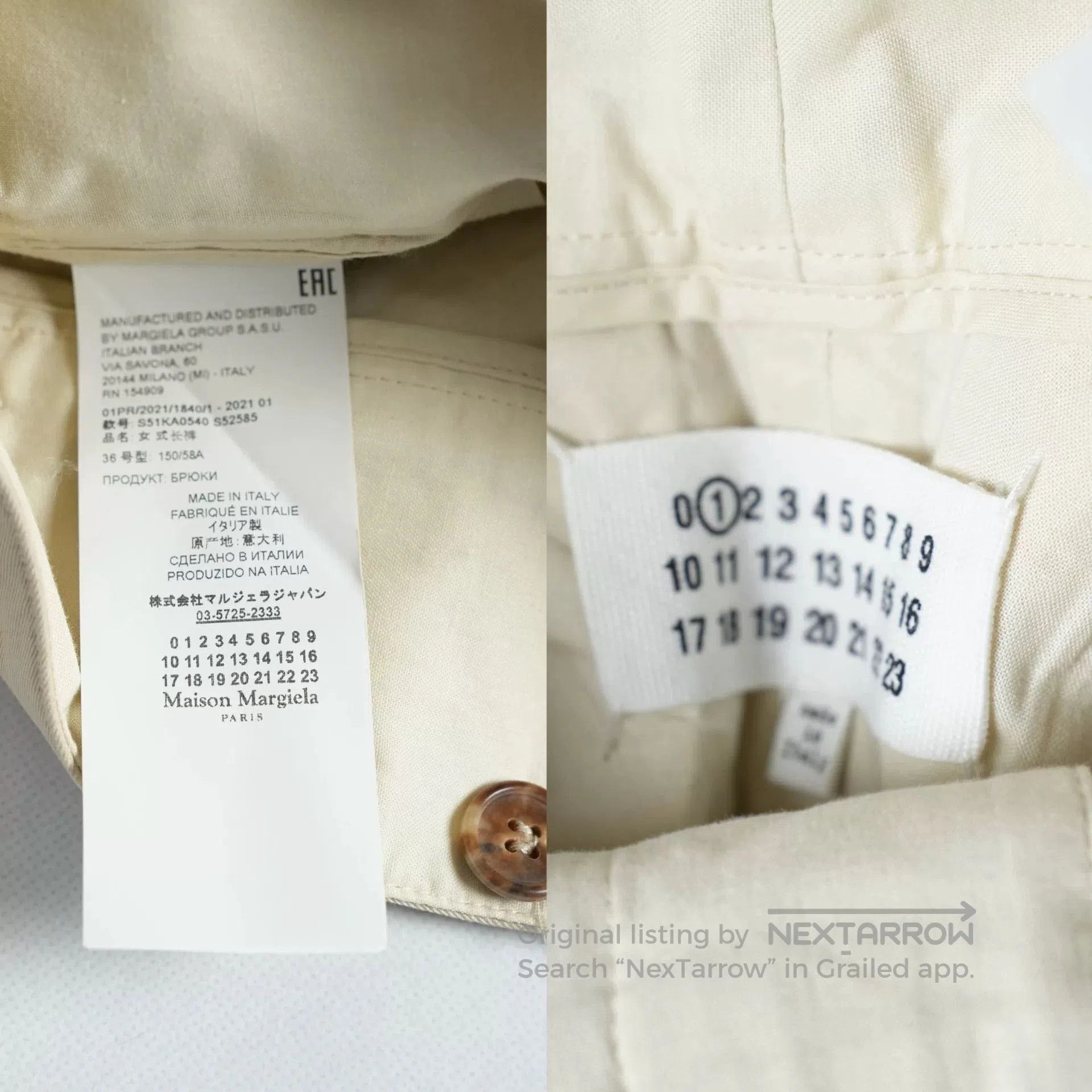 Maison Margiela Maison Margiela Military Style Pants. Size US 36 / EU 52 - 7 Thumbnail