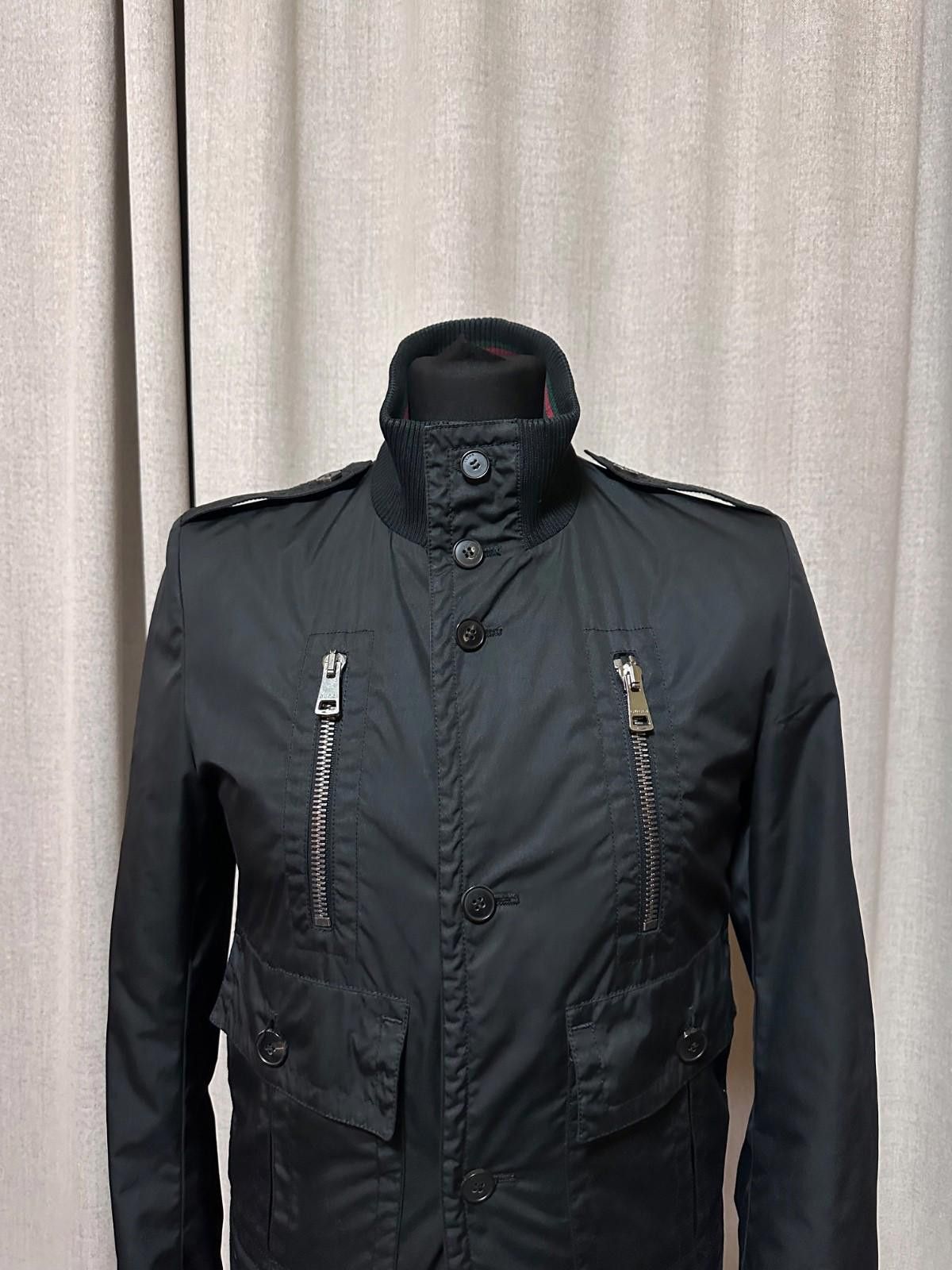 Gucci Gucci Black Synthetic Padded Bomber Jacket Sz 44 Size US S / EU 44-46 / 1 - 2 Thumbnail