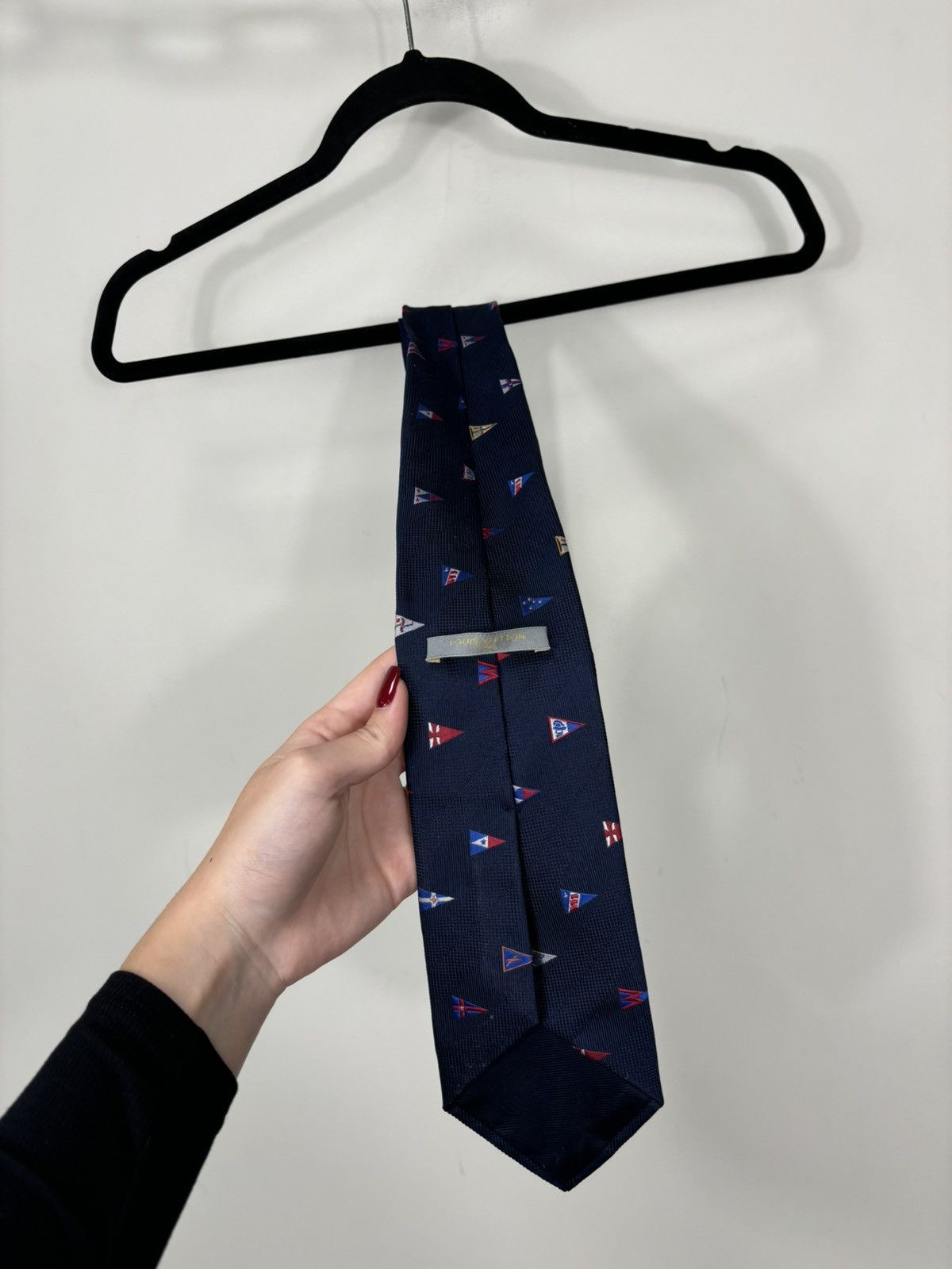 Louis Vuitton Louis Vuitton Cup 2000 Yacht Clubs Flags Luxury Silk Tie Size ONE SIZE - 2 Thumbnail