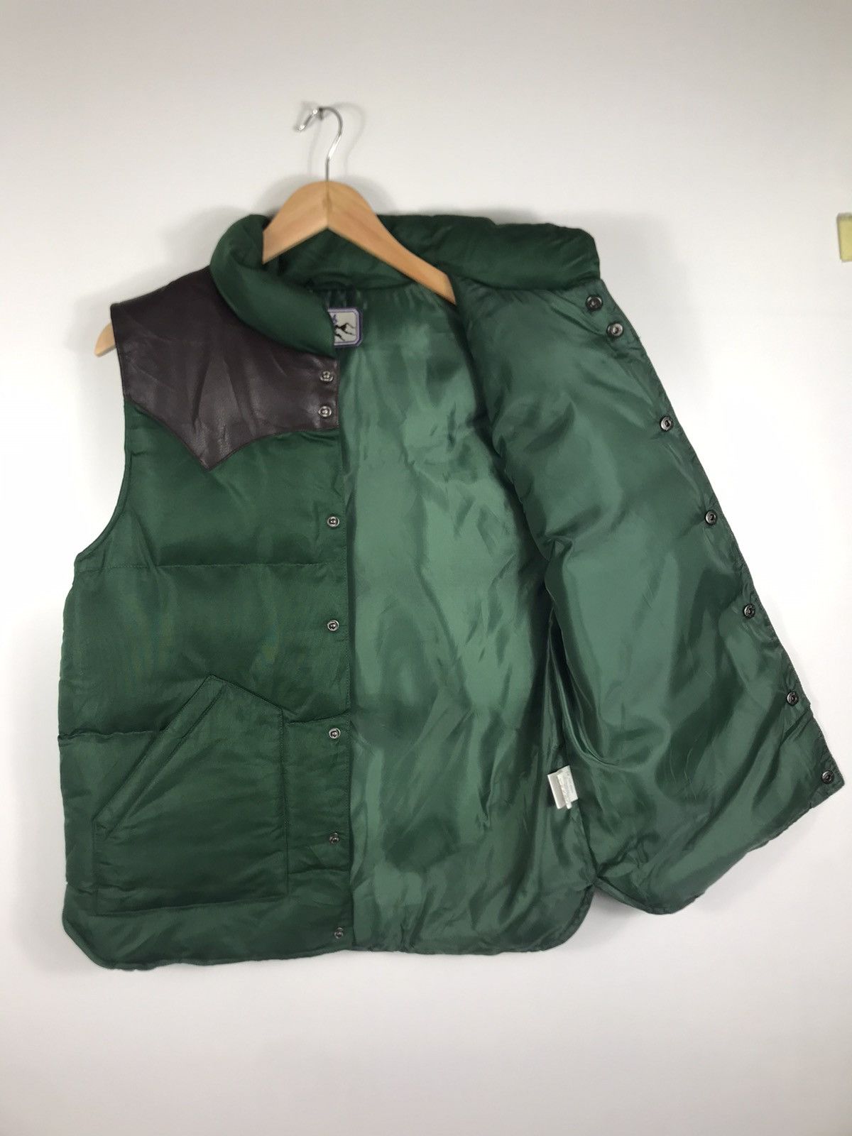 Leather ⚡️Vintage Climle Skin On Top Puffer Vest Jacket Size US L / EU 52-54 / 3 - 7 Thumbnail