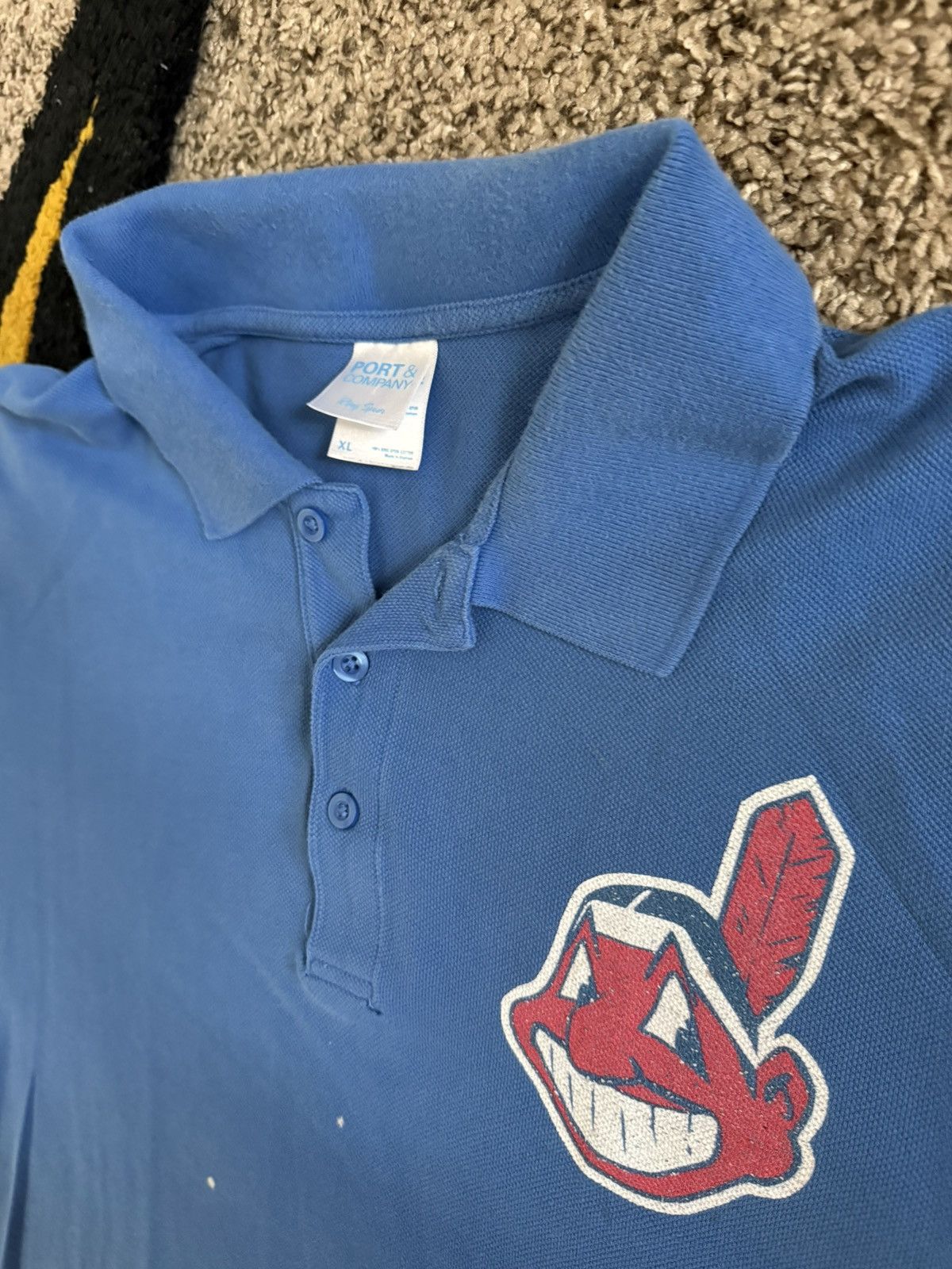 Port Authority Vintage Cleveland Guardians Polo Size US XL / EU 56 / 4 - 3 Thumbnail