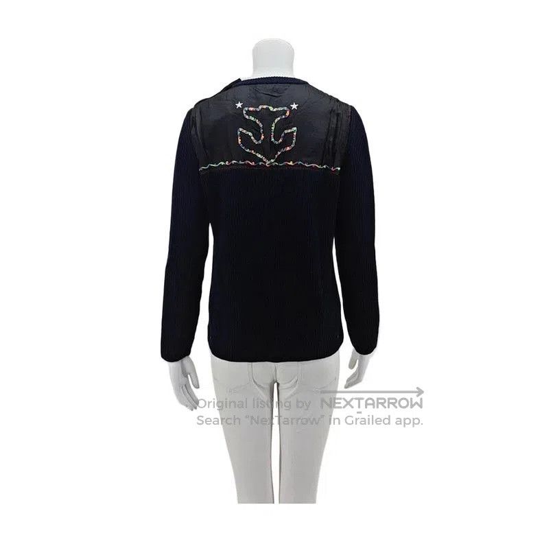 Valentino Valentino Dark Blue Wool Pullover. Size S / US 4 / IT 40 - 2 Thumbnail