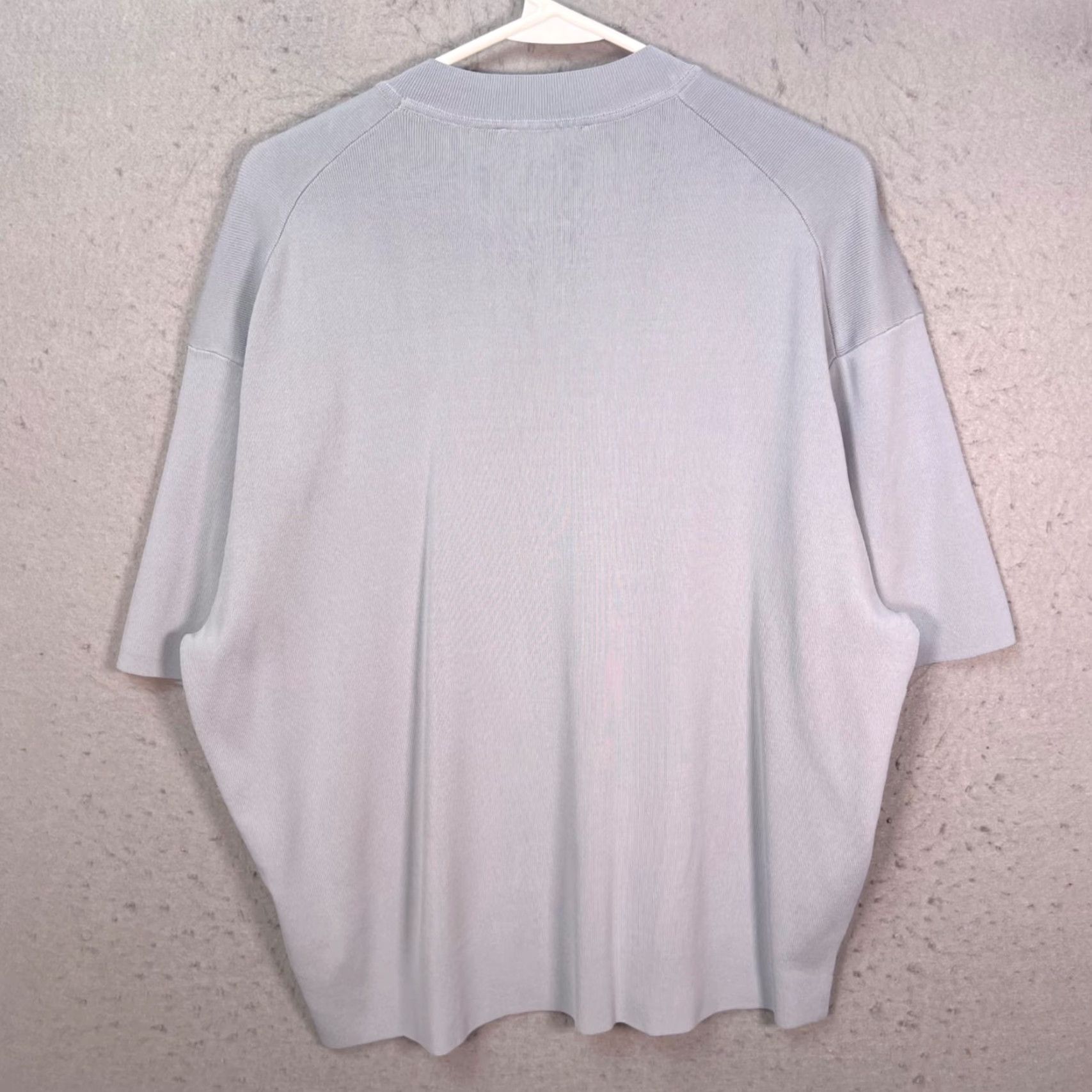 Vintage Don Chigga Mens XL Oversized Gray Short-Sleeve T-Shirt Viscose Blend Size US XL / EU 56 / 4 - 2 Thumbnail