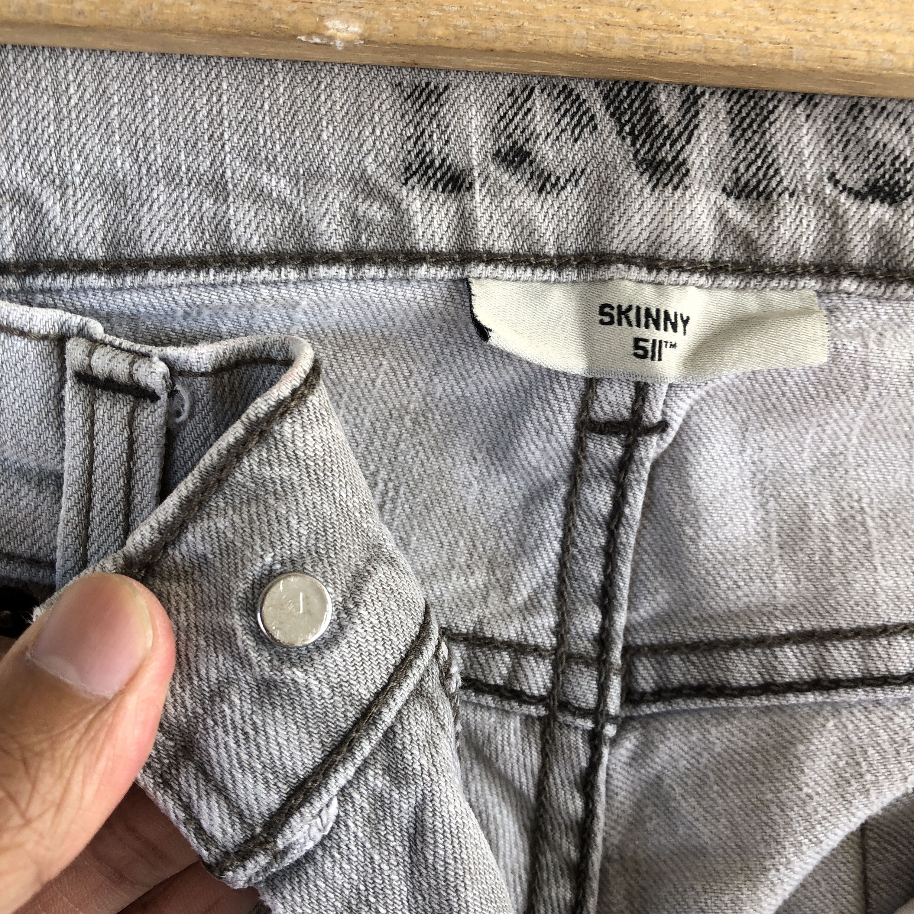Levi's Vintage Levis 511 Faded Jeans Levi's Slim Skinny Fit Denim Size US 30 / EU 46 - 7 Thumbnail