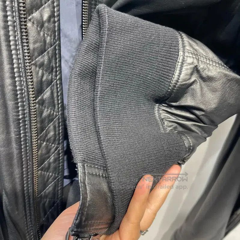 Burberry Burberry Black Leather Bomber Jacket for Men. Size US L / EU 52-54 / 3 - 9 Thumbnail