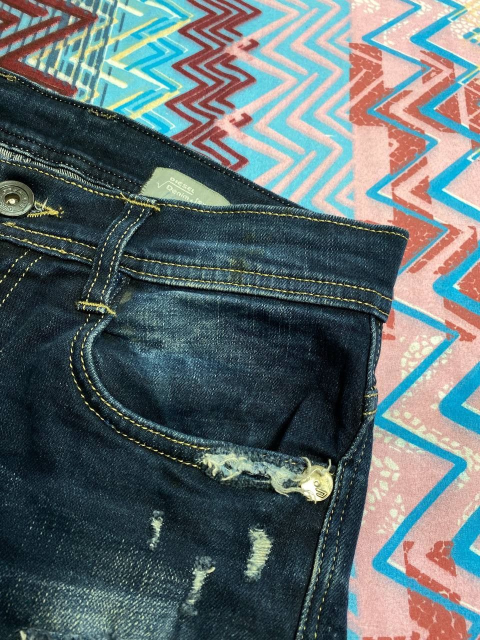 Diesel × Japanese Brand Gothicana Y2K Bondage Gothic Multipocket Cargo Shorts Size US 30 / EU 46 - 10 Thumbnail