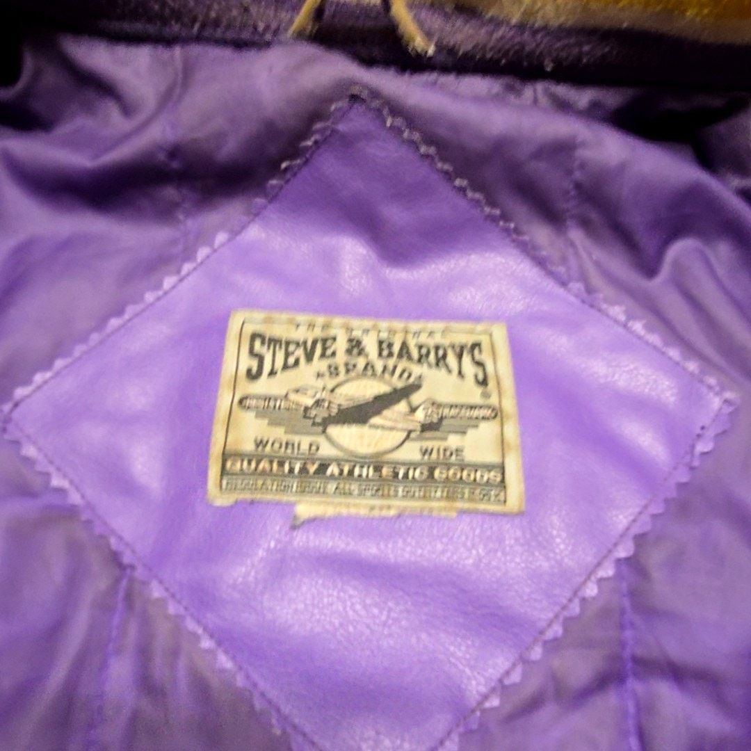 Steve And Barrys Vintage LSU Tigers Purple Yellow Varsity Jacket 90s XL Size US XL / EU 56 / 4 - 19 Thumbnail