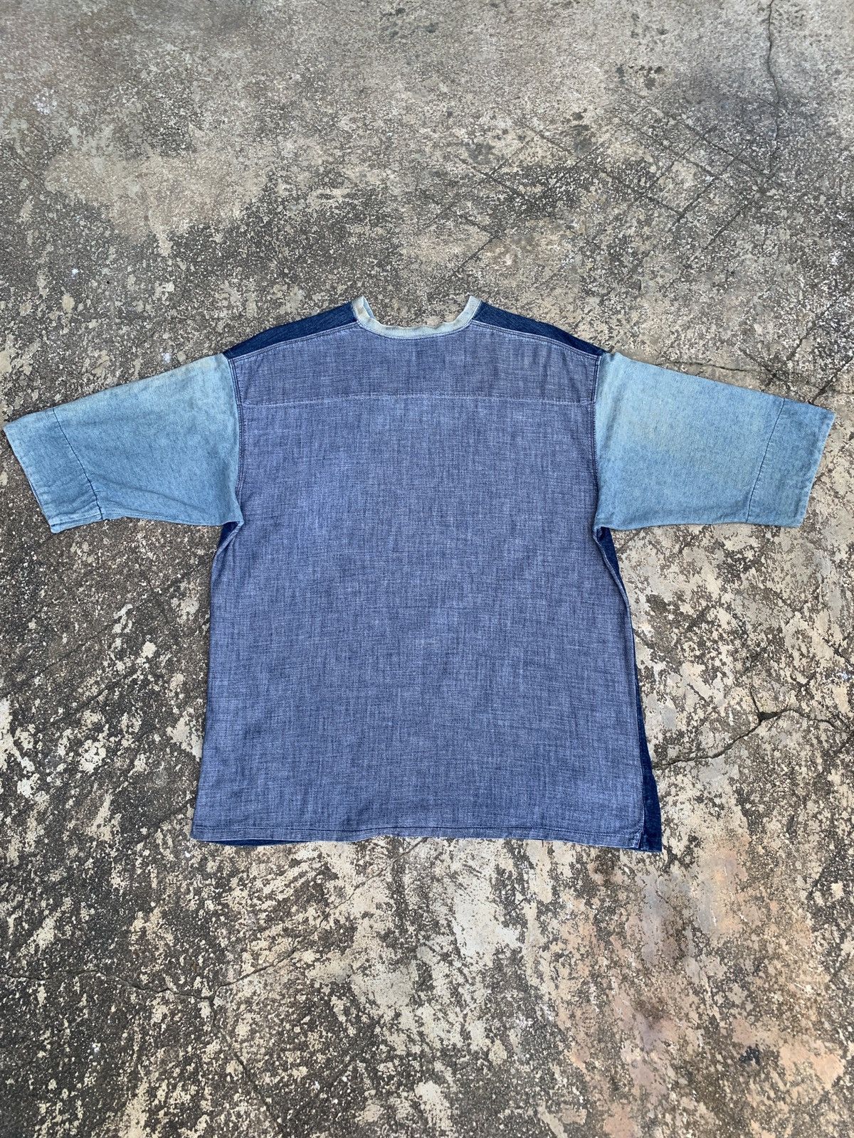 45rpm × Japanese Brand 45rpm Japan Faded Indigo Natural Color Denim Tee Size US L / EU 52-54 / 3 - 2 Thumbnail