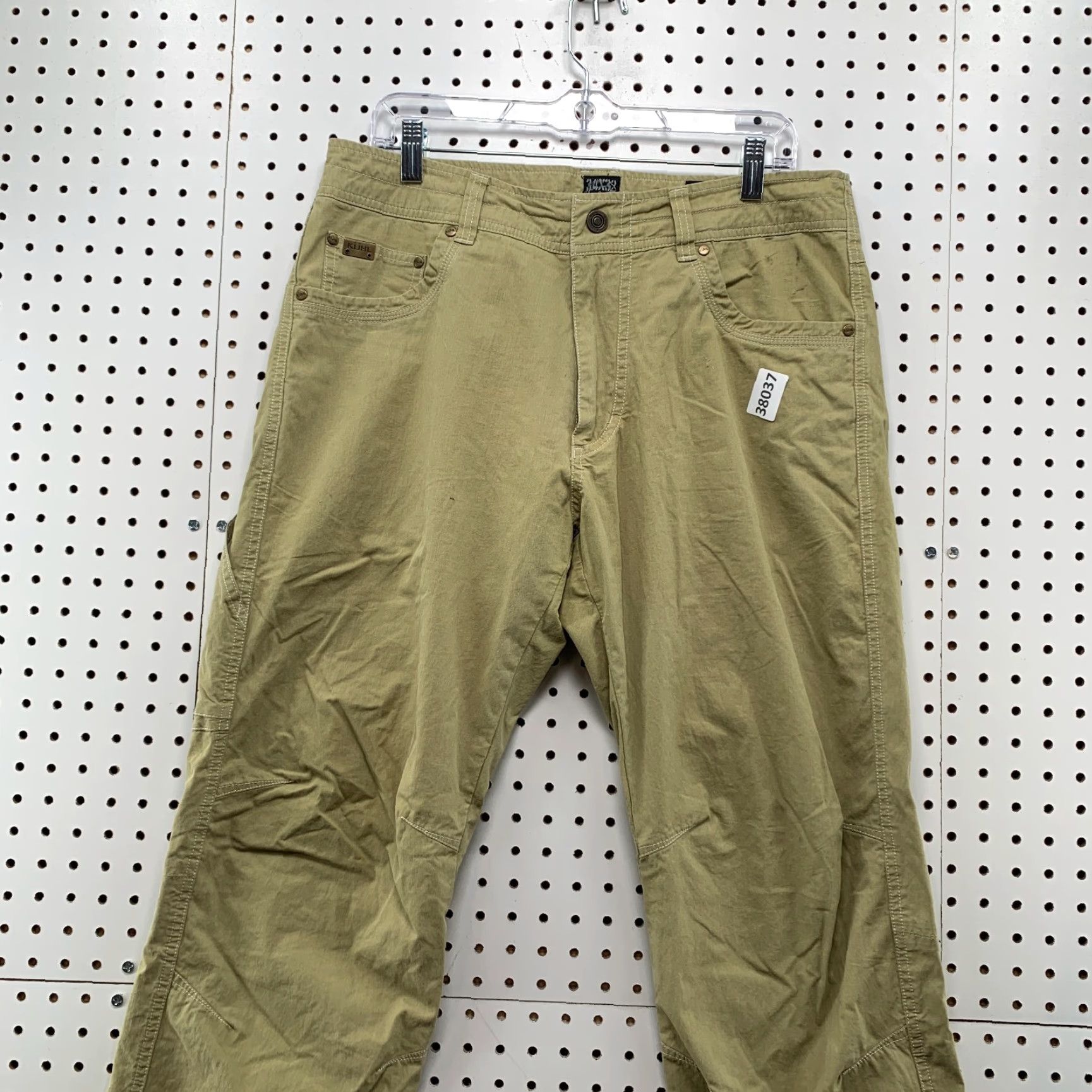 Vintage Kuhl Hiking Pants Mens Size 34x32 Tan Outdoor Straight Leg Vintage Patina Dye Size US 34 / EU 50 - 2 Thumbnail