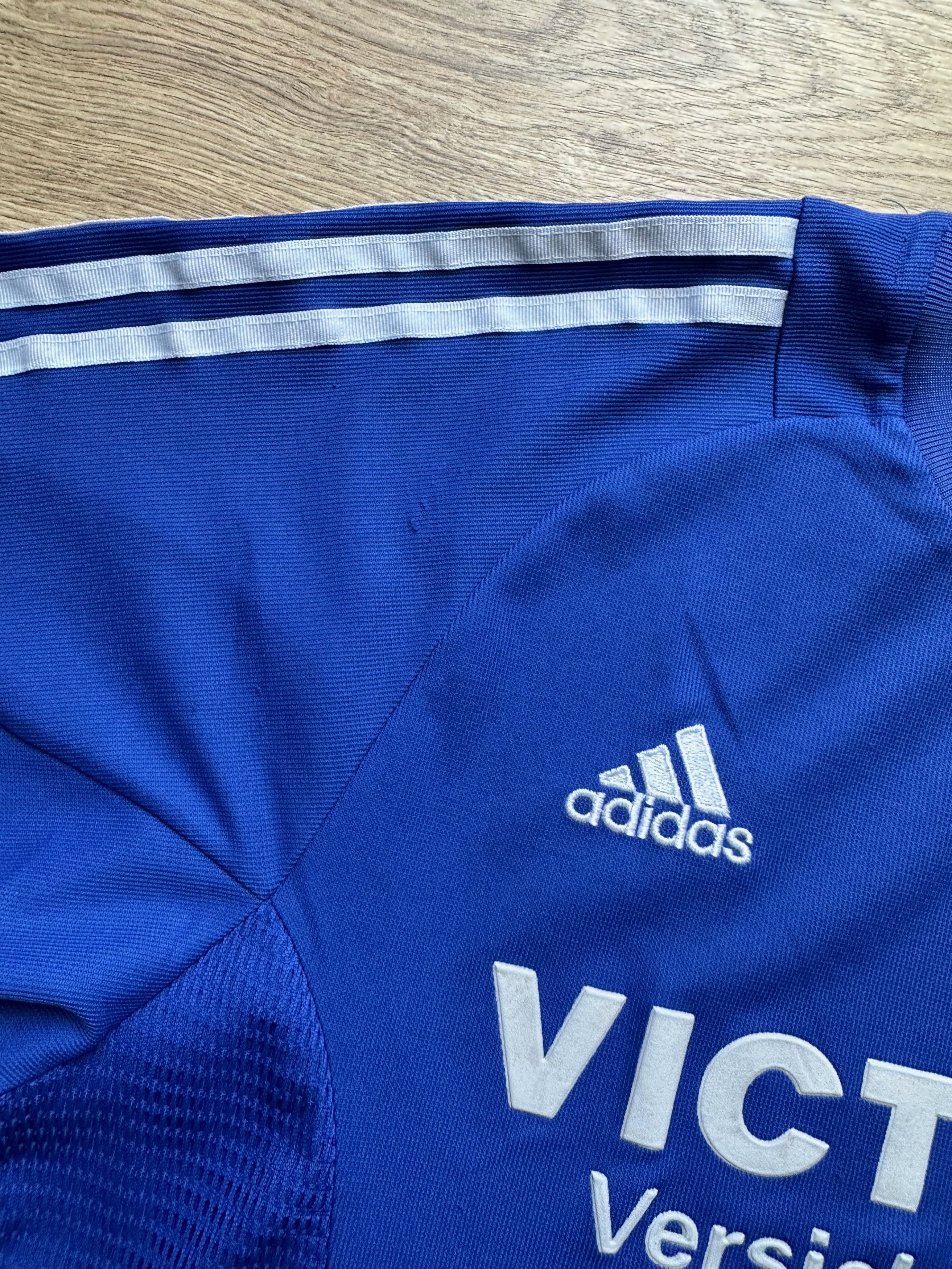 Adidas 2002 Schalke 04 Adidas Home jersey soccer bundes Liga Size US S / EU 44-46 / 1 - 13 Thumbnail