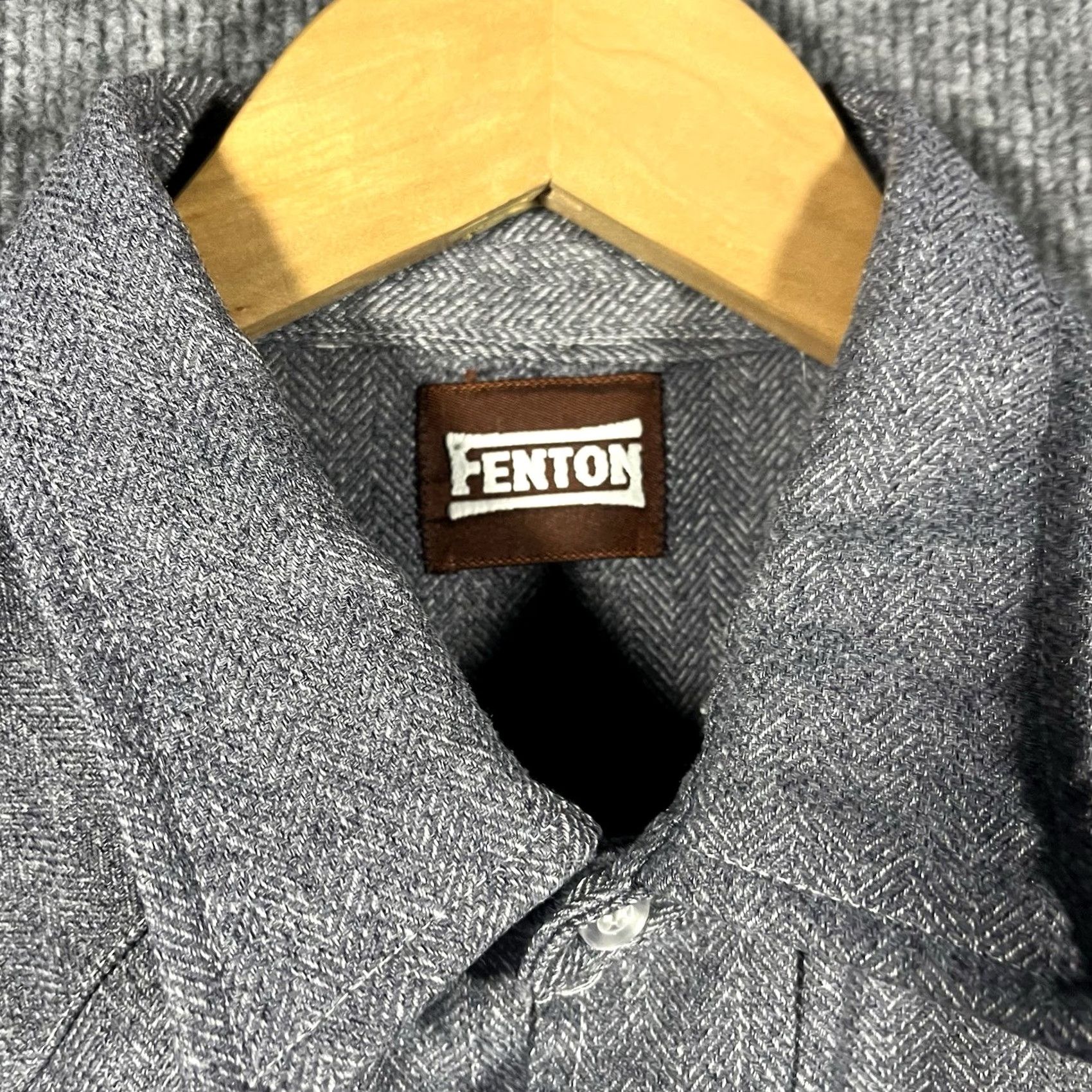 Vintage VINTAGE Fenton Western Pearl Snap Long Tails Shirt Mens XL Gray Size US XL / EU 56 / 4 - 2 Thumbnail