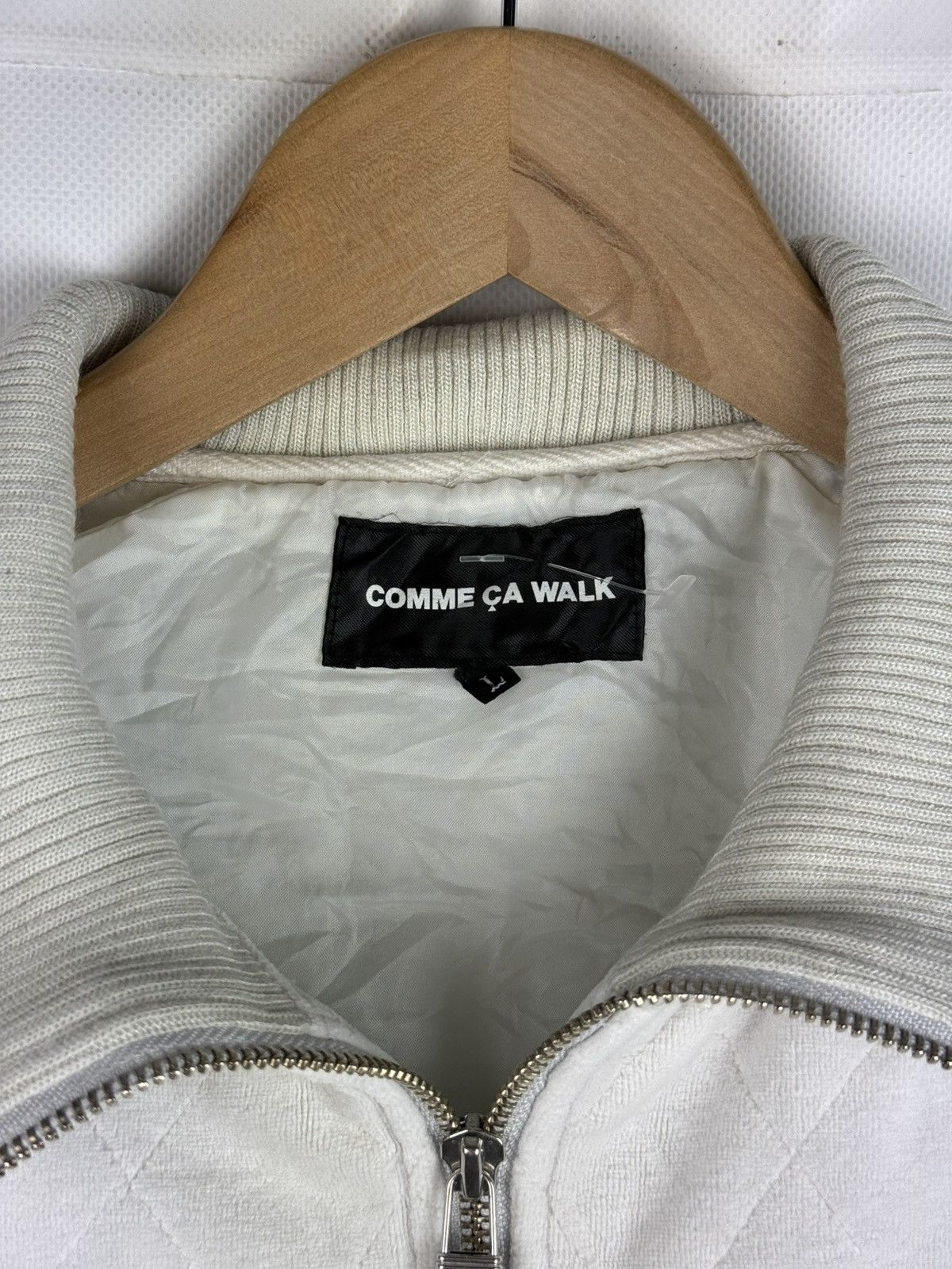 Comme Ca Ism × Japanese Brand CCW Comme Ca Walk Men’s Quilted Japanese Full Zip Jacket Size US L / EU 52-54 / 3 - 8 Thumbnail