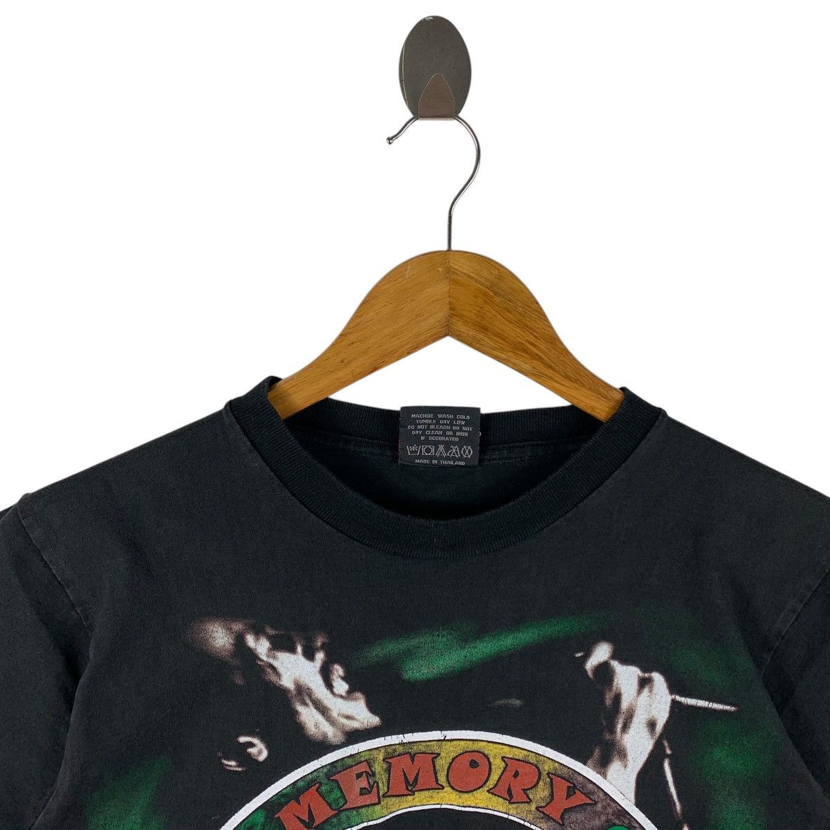 Band Tees Vintage bootleg BOB MARLEY mirror print tee Size US S / EU 44-46 / 1 - 2 Thumbnail