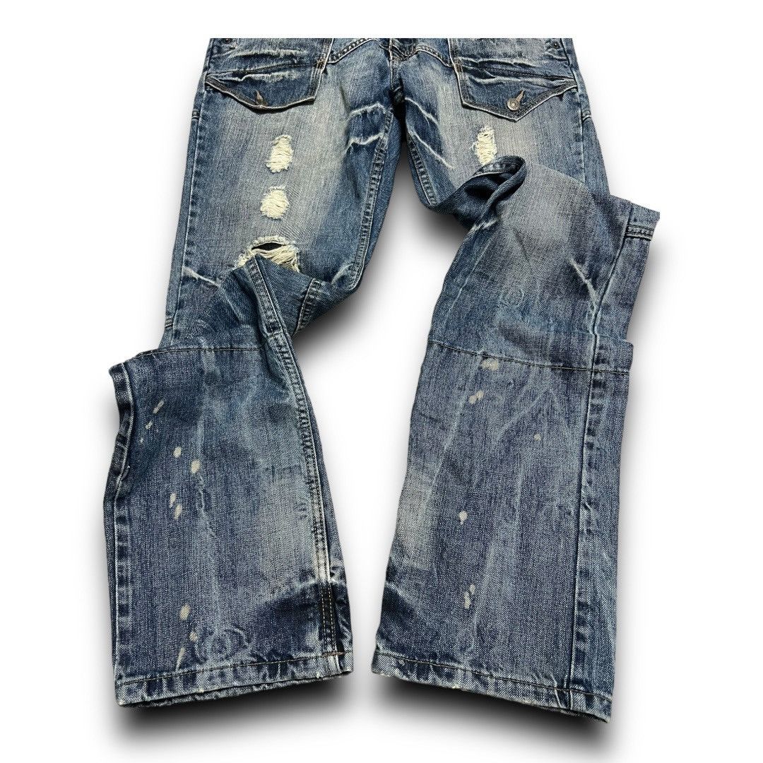 Japanese Brand × PPFM PPFM DISTRESSED DENIM JAPANESE BRAND JEANS Size US 33 - 7 Thumbnail