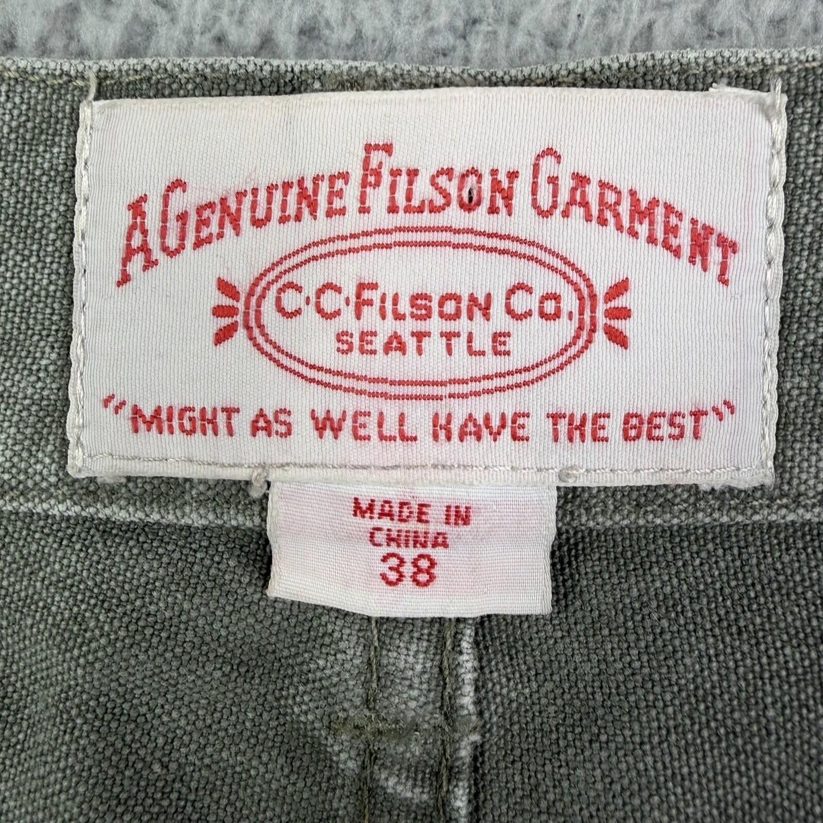 Filson CC Filson Cotton Denim Gray Jeans Men's 38x31 Relaxed Fit Size US 38 / EU 54 - 9 Thumbnail