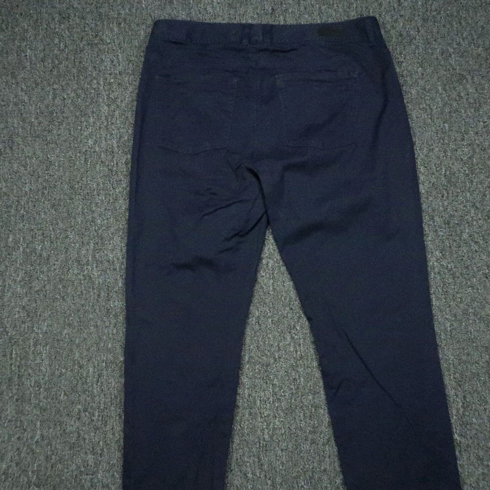 Rhone Rhone Pants Mens 35x30 Blue Everyday Twill 5 Pocket Trouser Chino Size US 35 - 6 Thumbnail