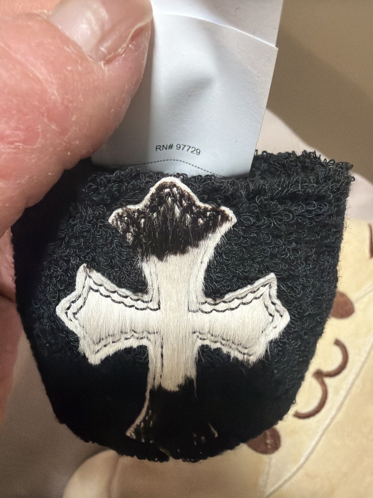 Chrome Hearts Chrome Hearts Zebra Hoc Cemetery Sweatband Size ONE SIZE - 6 Thumbnail