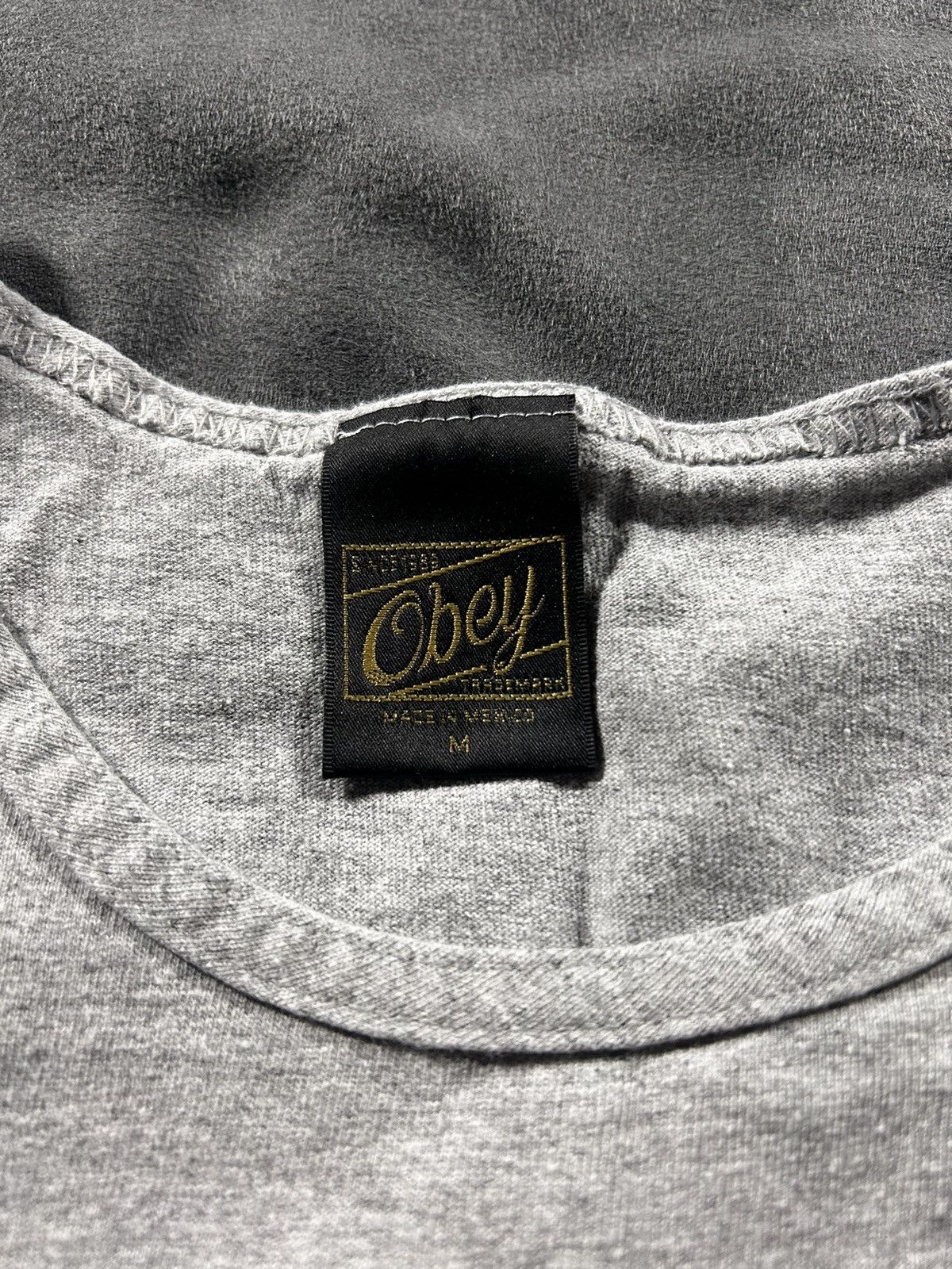 Obey Obey grey comic print tank top Size US M / EU 48-50 / 2 - 5 Thumbnail