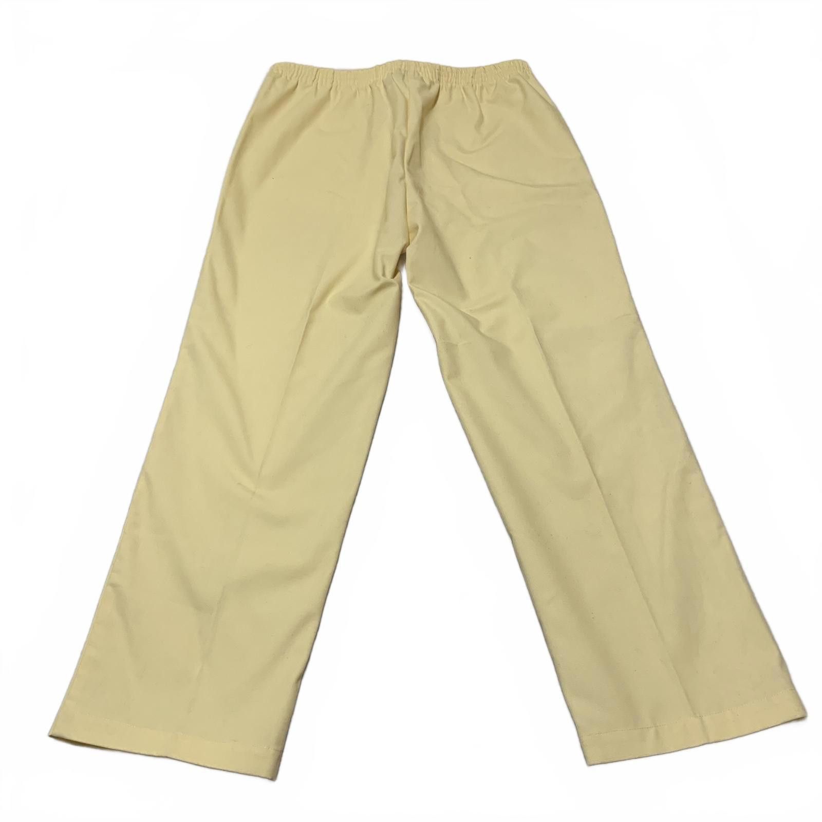 Other Koret Women's Size 14 Yellow Elastic Waist Pants W35x30L Size 36" / US 14 / IT 50 - 3 Thumbnail