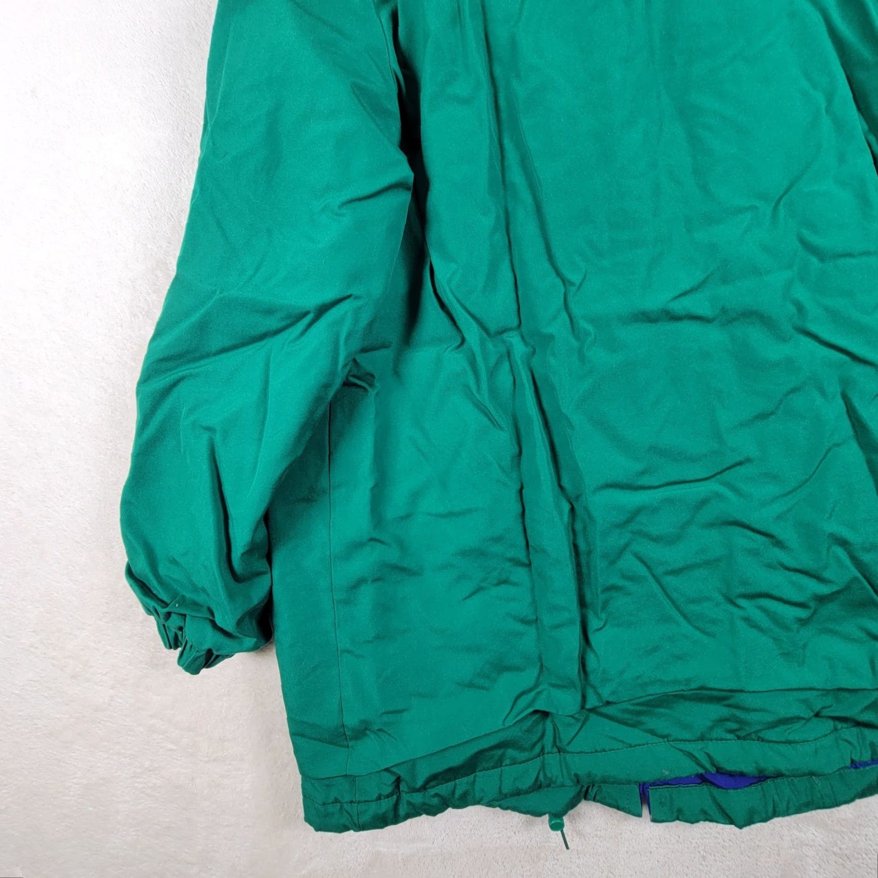 London Fog VINTAGE Towne London Fog Jacket Women Reg XS Green Purple 14 Winter Coat Size XS / US 0-2 / IT 36-38 - 4 Thumbnail