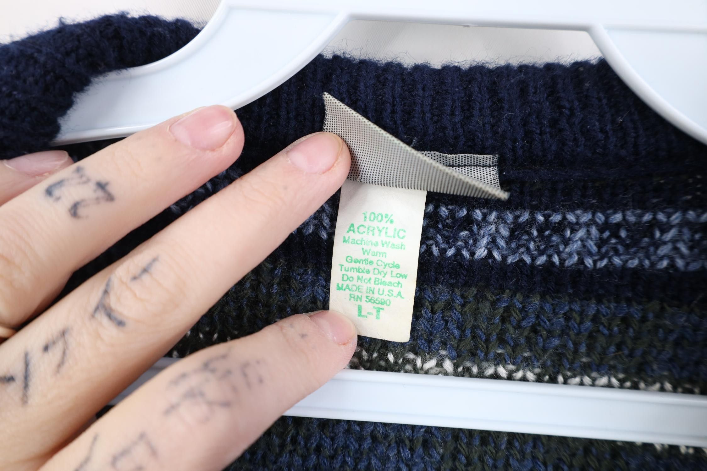 Vintage Vintage 90s Streetwear Fair Isle Knit Crewneck Sweater USA Size US L / EU 52-54 / 3 - 8 Thumbnail