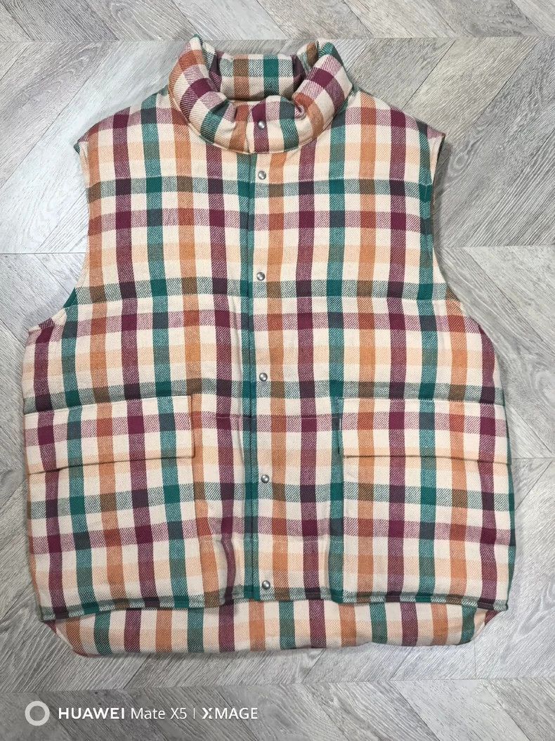 Visvim VISVIM 22AW WALKER DOWN VEST CHECK-2506 Size US XL / EU 56 / 4 - 1 Thumbnail