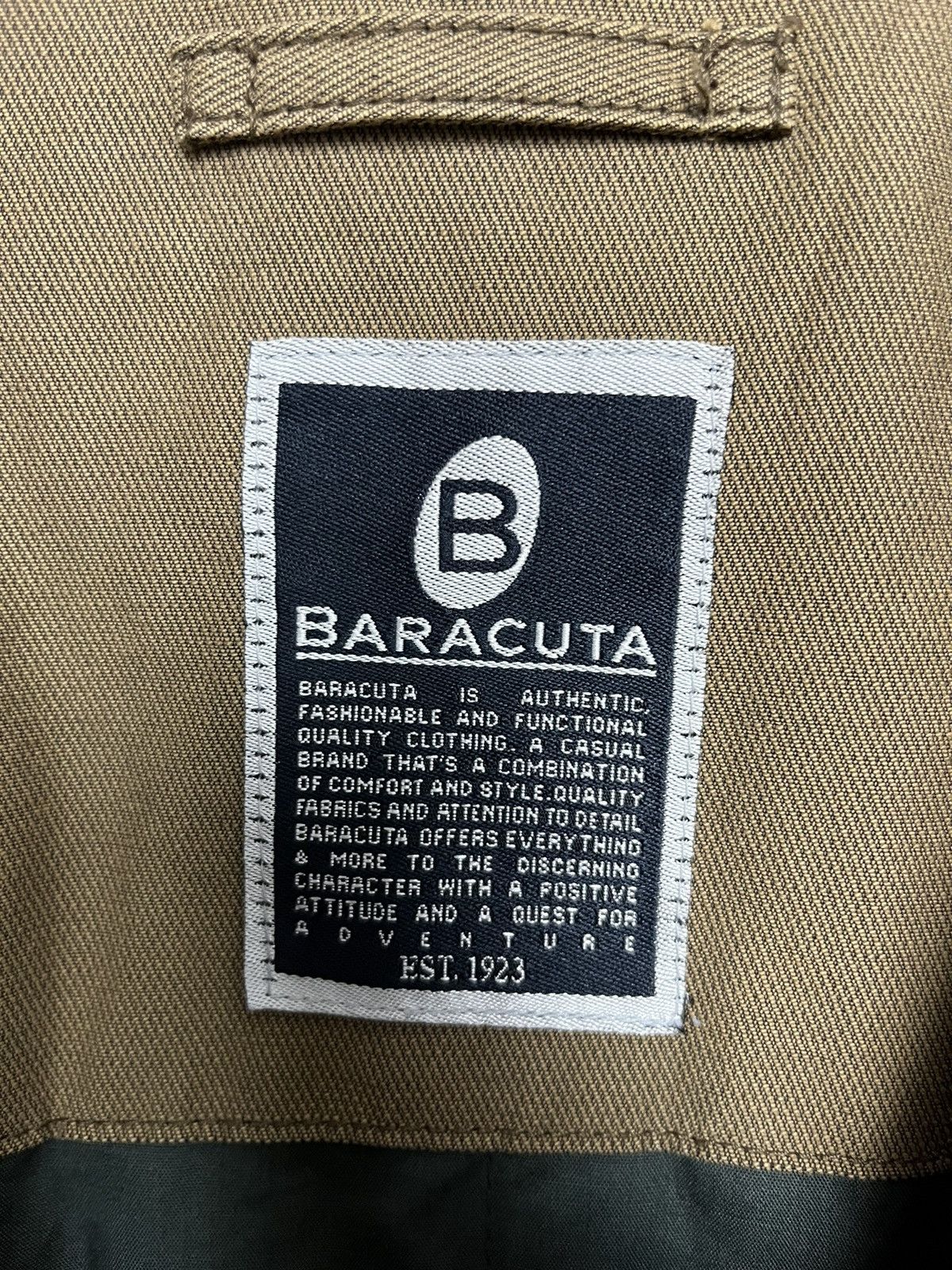 Baracuta × Vintage Vintage 00s Baracuta heavy insulated leather collar coat Size US L / EU 52-54 / 3 - 17 Thumbnail