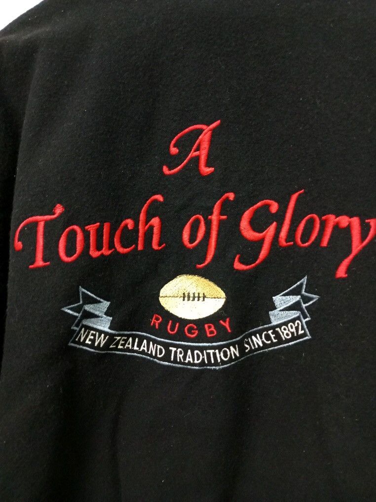 Vintage A01 A Touch of Glory Wool + Sleeve Leather Varsity Jacket Size US L / EU 52-54 / 3 - 7 Thumbnail