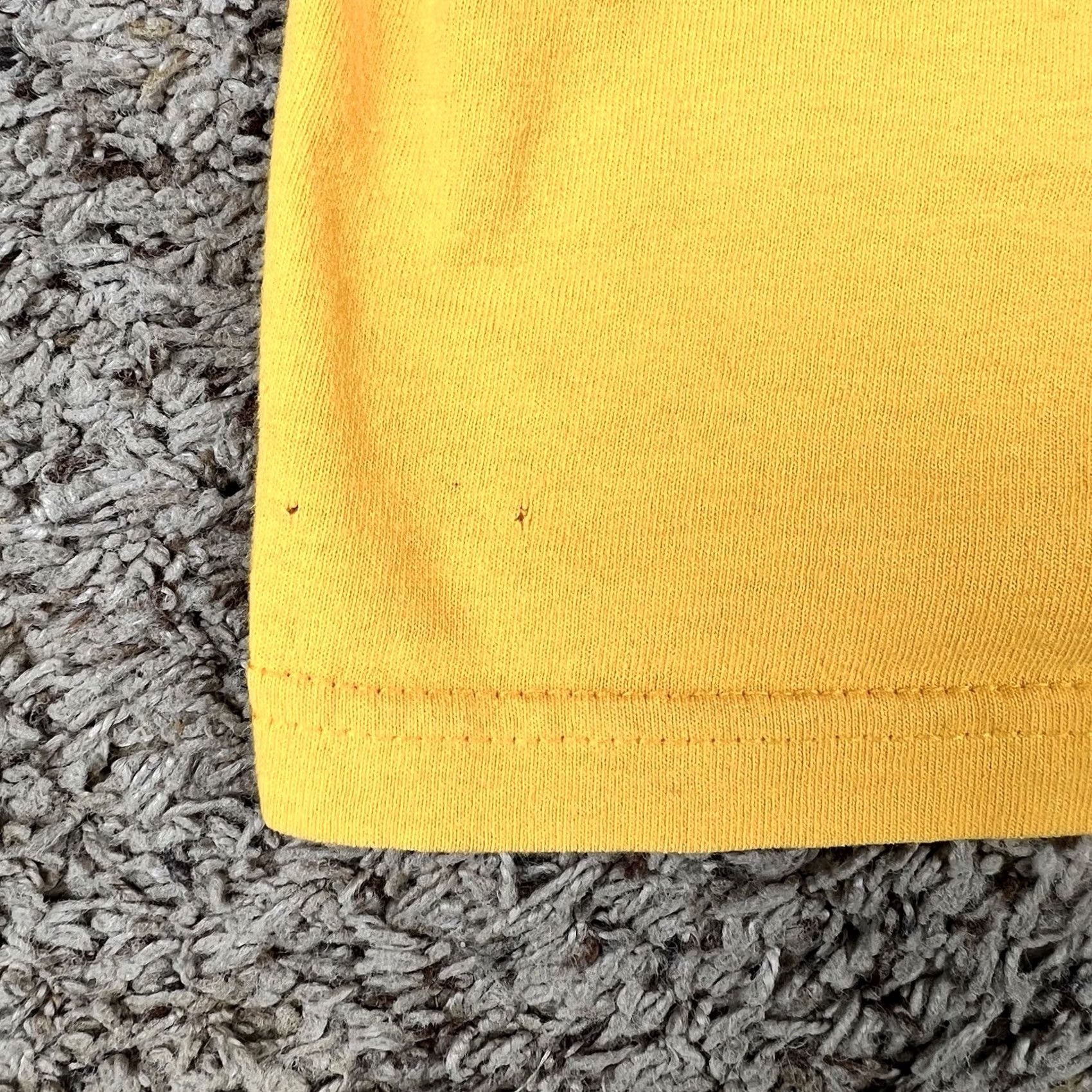 Nautica VINTAGE Nautica Logo Graphic T-Shirt XL Double Sided 90s Skate Surf Made in USA Mens, Yellow, 100% Cotton, Graphic Tee, Short Sleeve, Crew Neck Size US XL / EU 56 / 4 - 7 Thumbnail