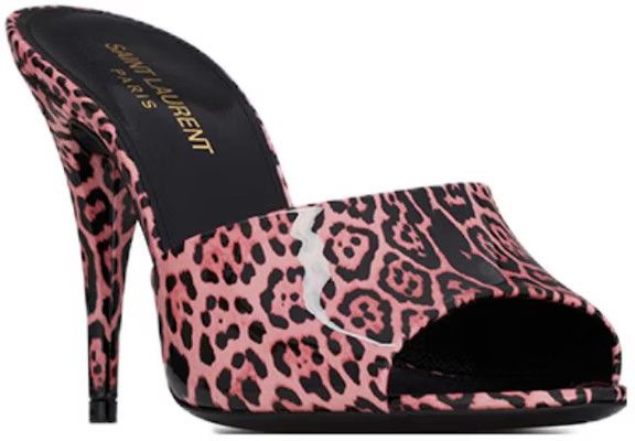 Saint Laurent Paris o1bcso1str1124 La 16 Mules in Leopard Size US 8 / IT 38 - 3 Thumbnail