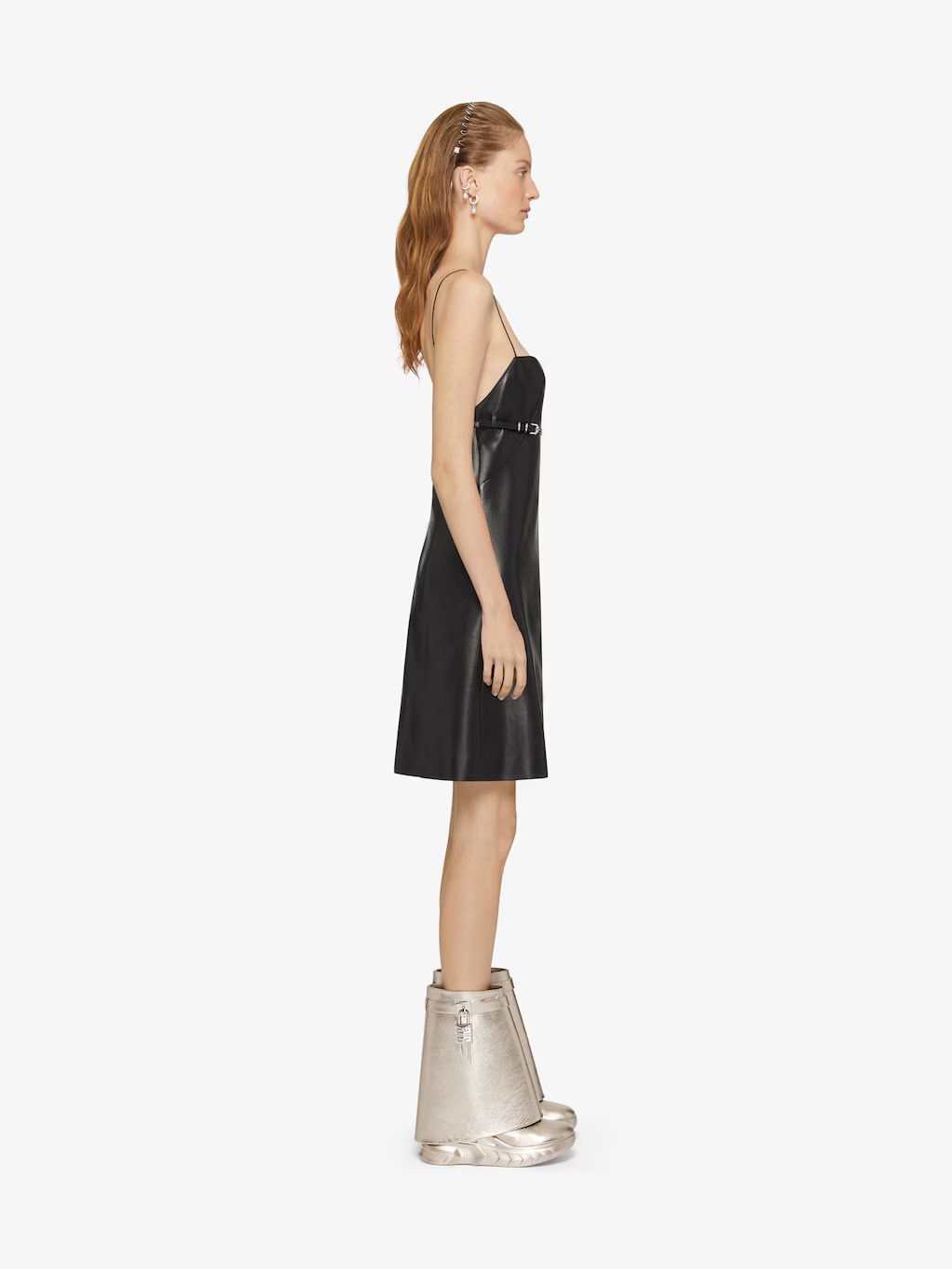 Givenchy o1w1db10525 Shark Lock Biker Ankle Boots in Gold Size US 6 / IT 36 - 6 Thumbnail