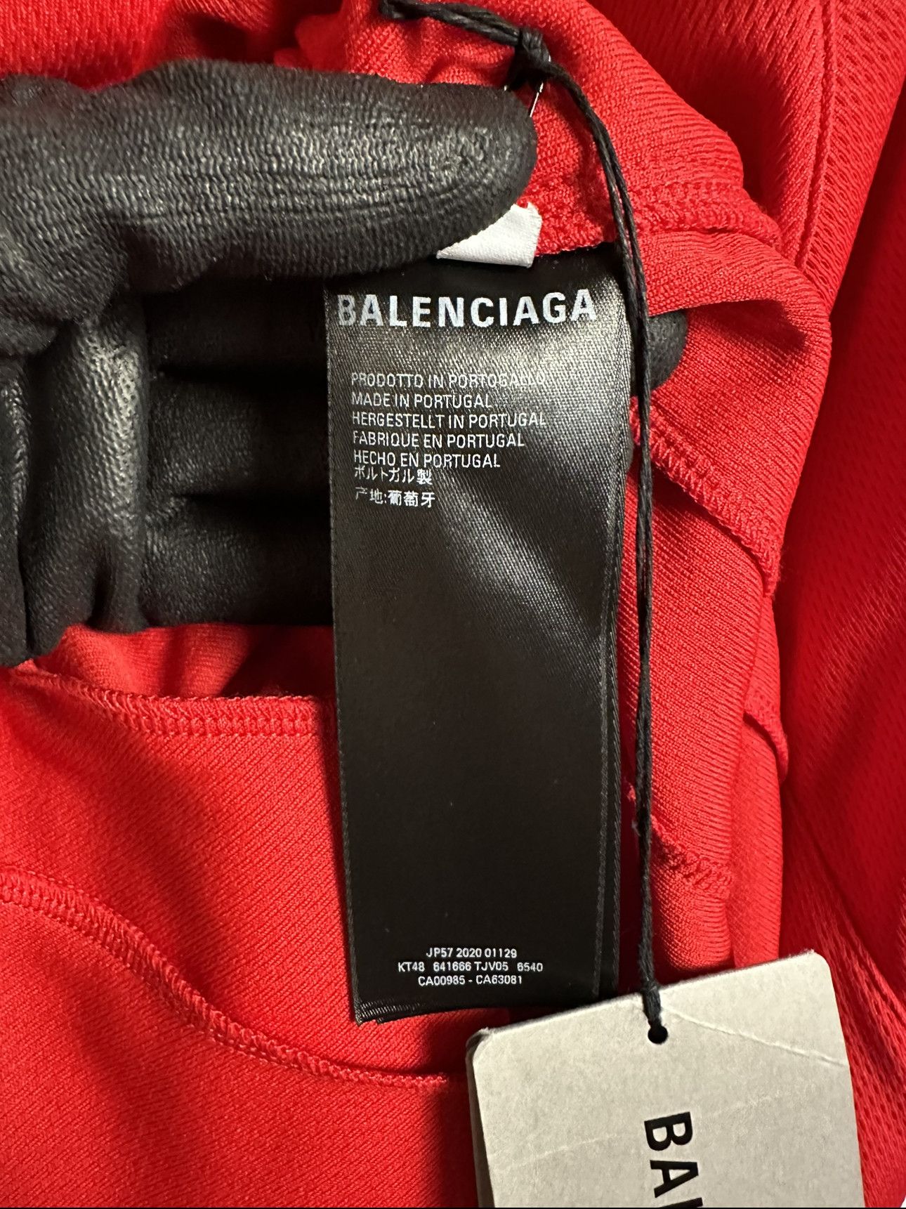 Balenciaga Balenciaga Red Soccer Jersey Size US S / EU 44-46 / 1 - 12 Thumbnail