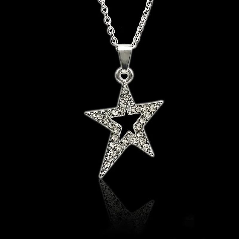 Jewelry Crystal Star Necklace Size ONE SIZE - 2 Thumbnail
