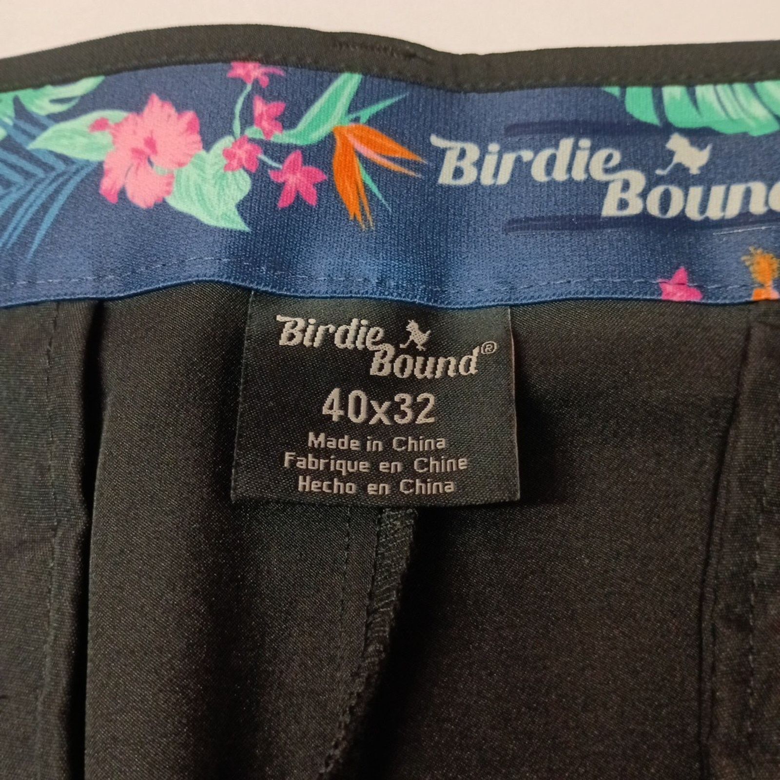 Other Birdie Bound Golf Pants Men's Size 40x32 Black Flex Straight Size US 40 / EU 56 - 6 Thumbnail
