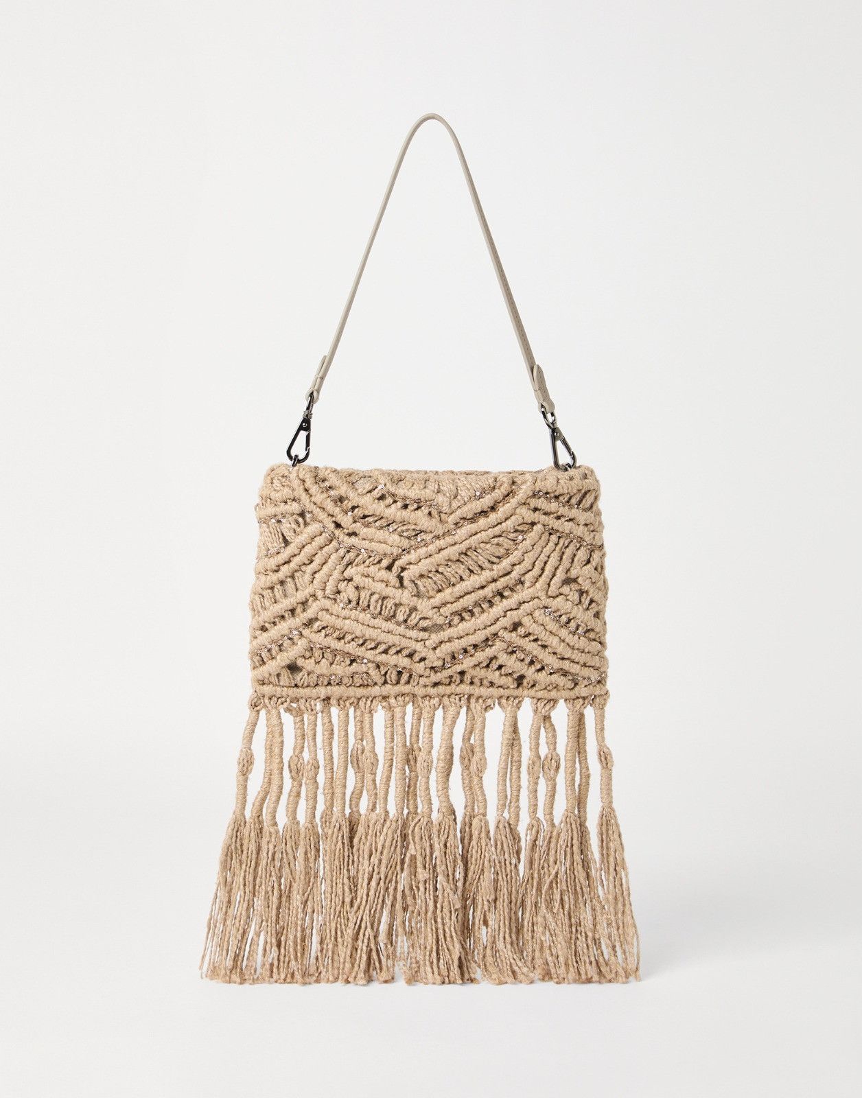 Brunello Cucinelli o1la1rc1a0326 Size: OS / Shoulder Strap Bag in Beige Size ONE SIZE - 1 Thumbnail