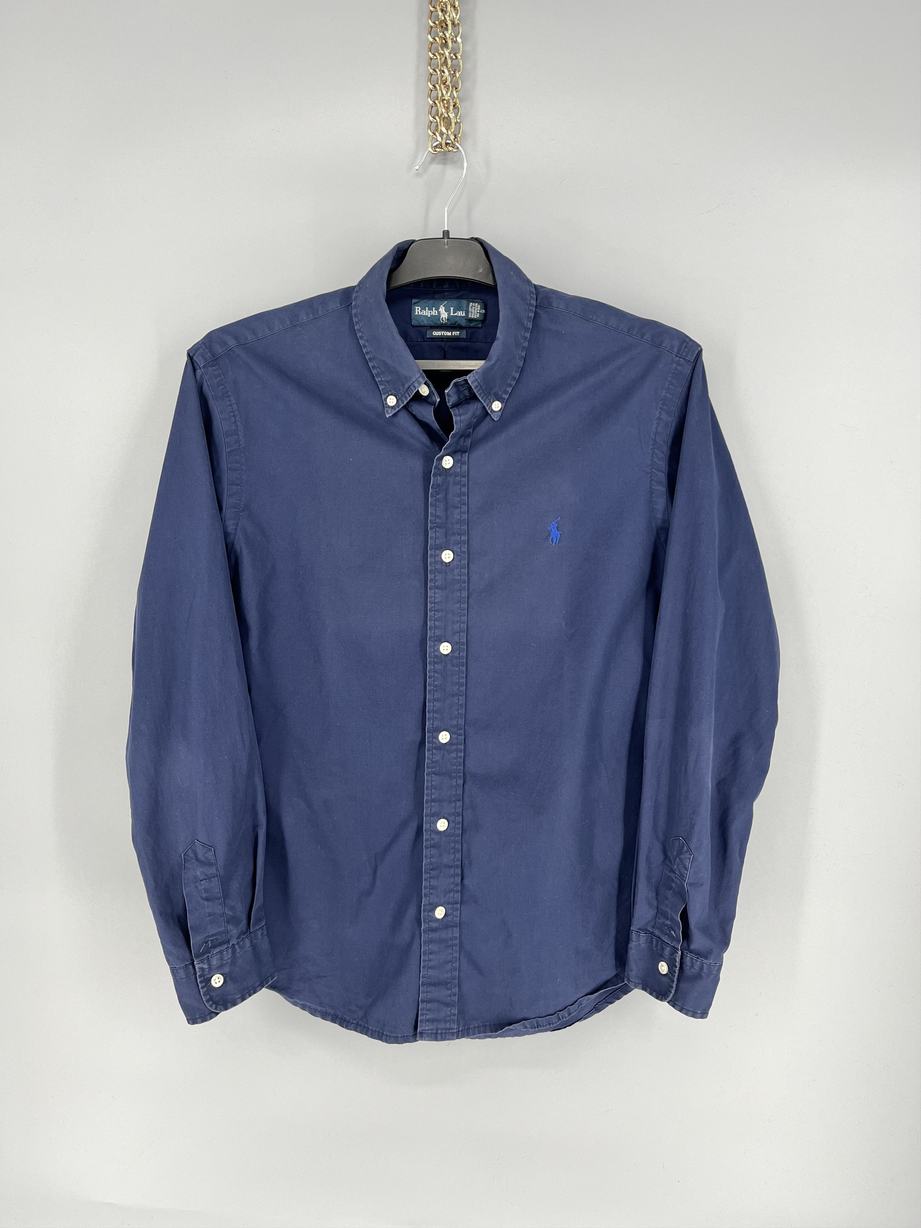 Polo Ralph Lauren Vintage Navy Shirt Polo Ralph Lauren Size M Rare Size US M / EU 48-50 / 2 - 1 Thumbnail
