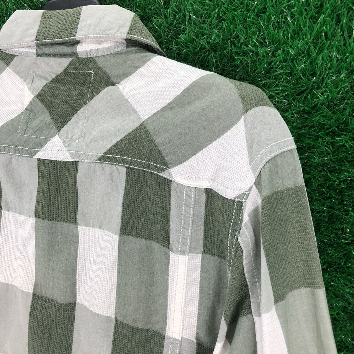 Levi's Levis White Tab Checkered Summer Jacket Button up Size US S / EU 44-46 / 1 - 5 Thumbnail
