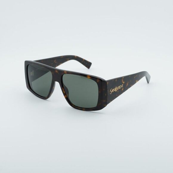 Saint Laurent Paris Saint Laurent SL832 002 Sunglasses Havana Square Frame, Grey Size ONE SIZE - 1 Thumbnail